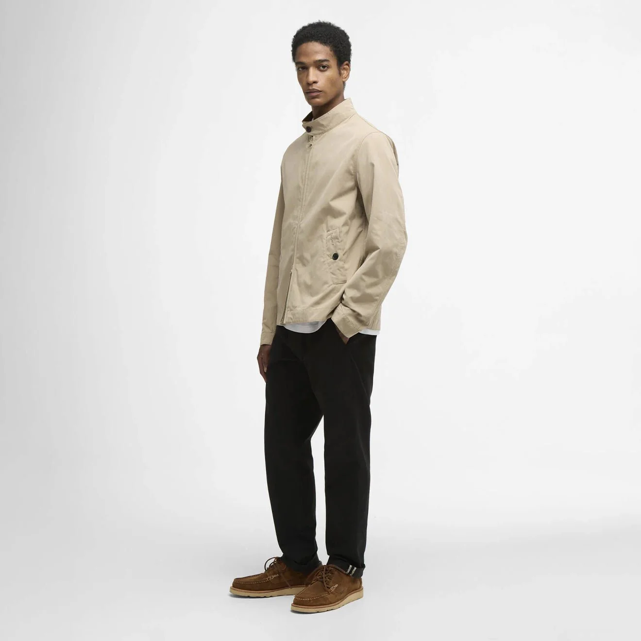 Barbour Tyneside Casual Jacket Washed Stone - Image 4