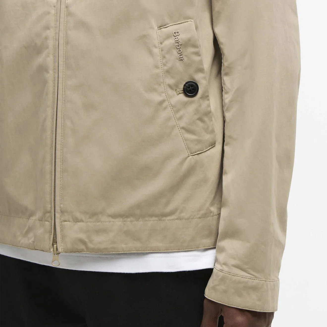 Barbour Tyneside Casual Jacket Washed Stone - Image 6