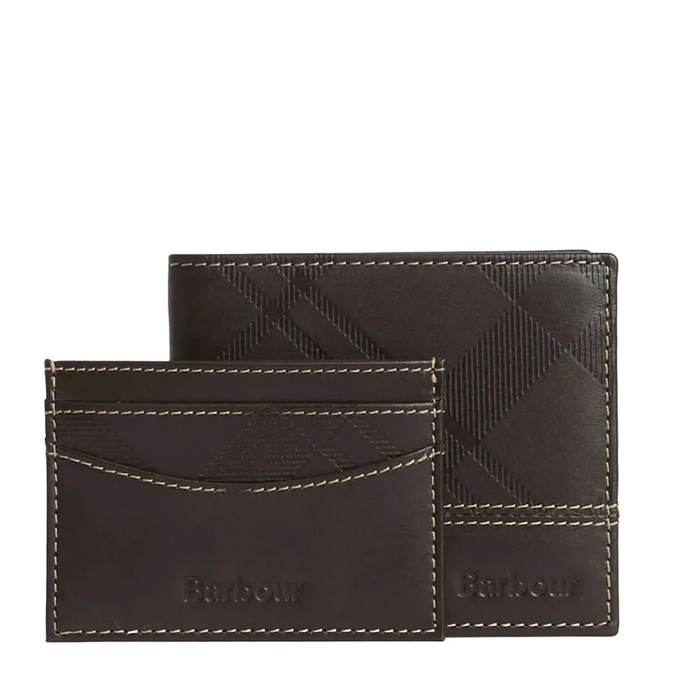 Barbour Tyneside Leather Wallet Brown