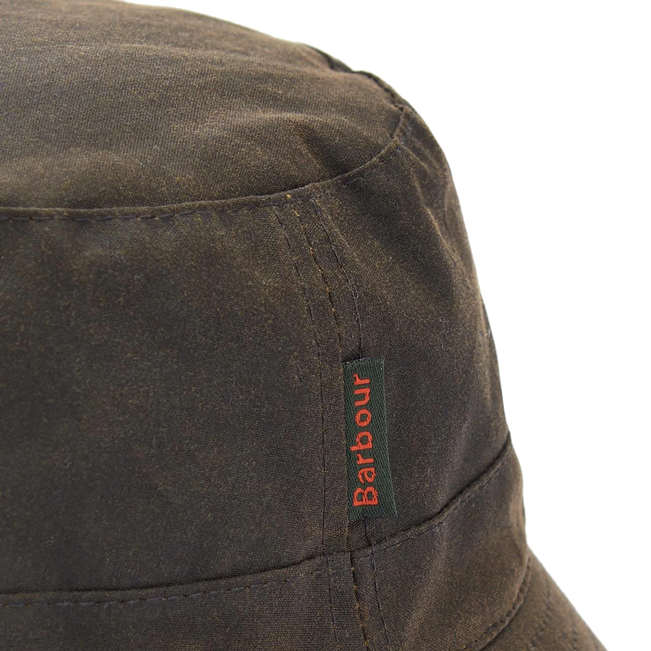 Barbour Wax Bucket Hat Olive - Image 4