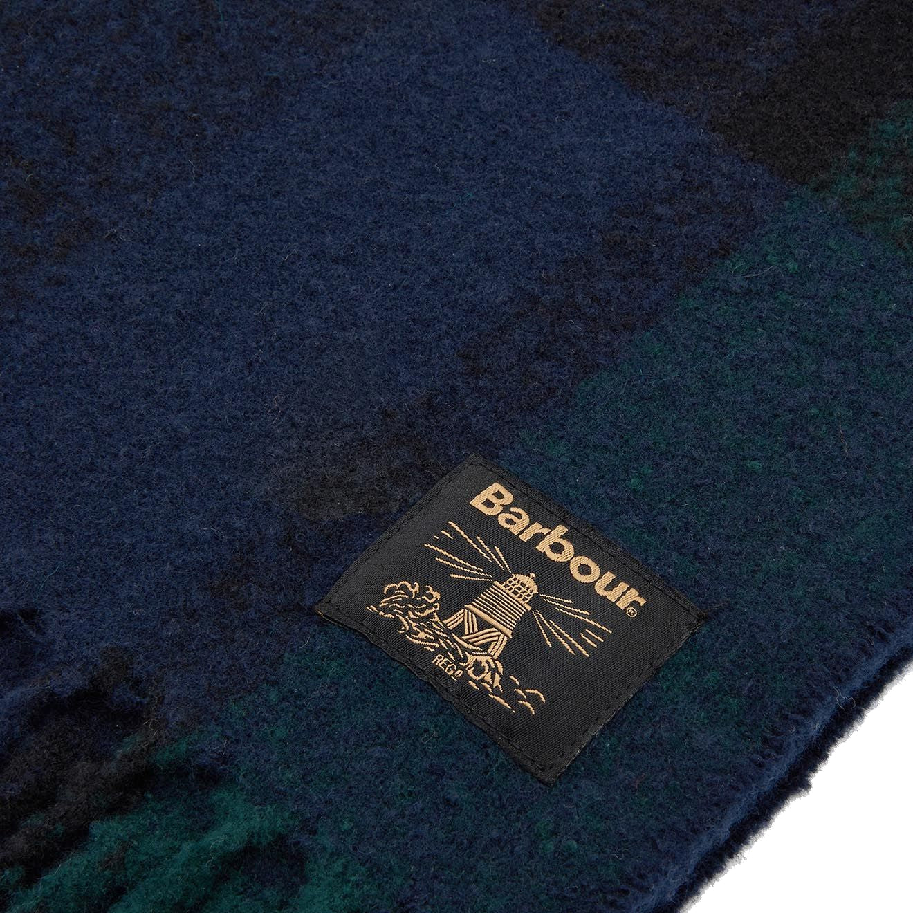 Barbour Westerdale Scarf Green Loch - Image 3