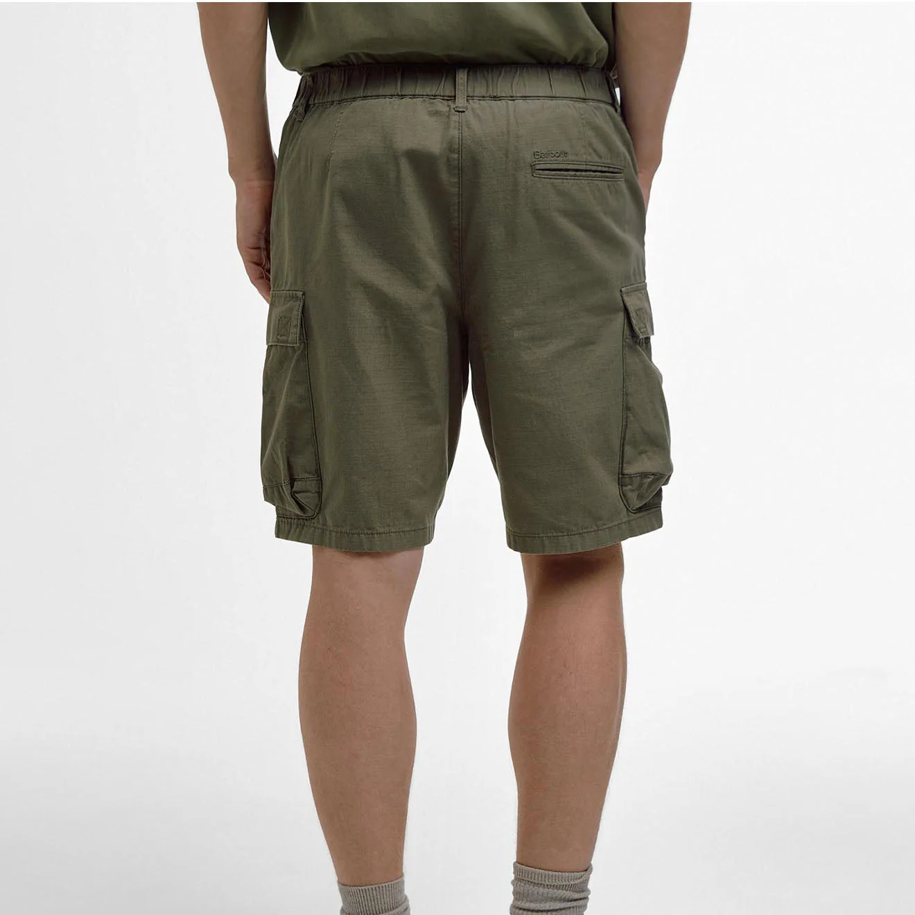 Barbour Westmorland Ripstop Short Burnt Olive - Image 3