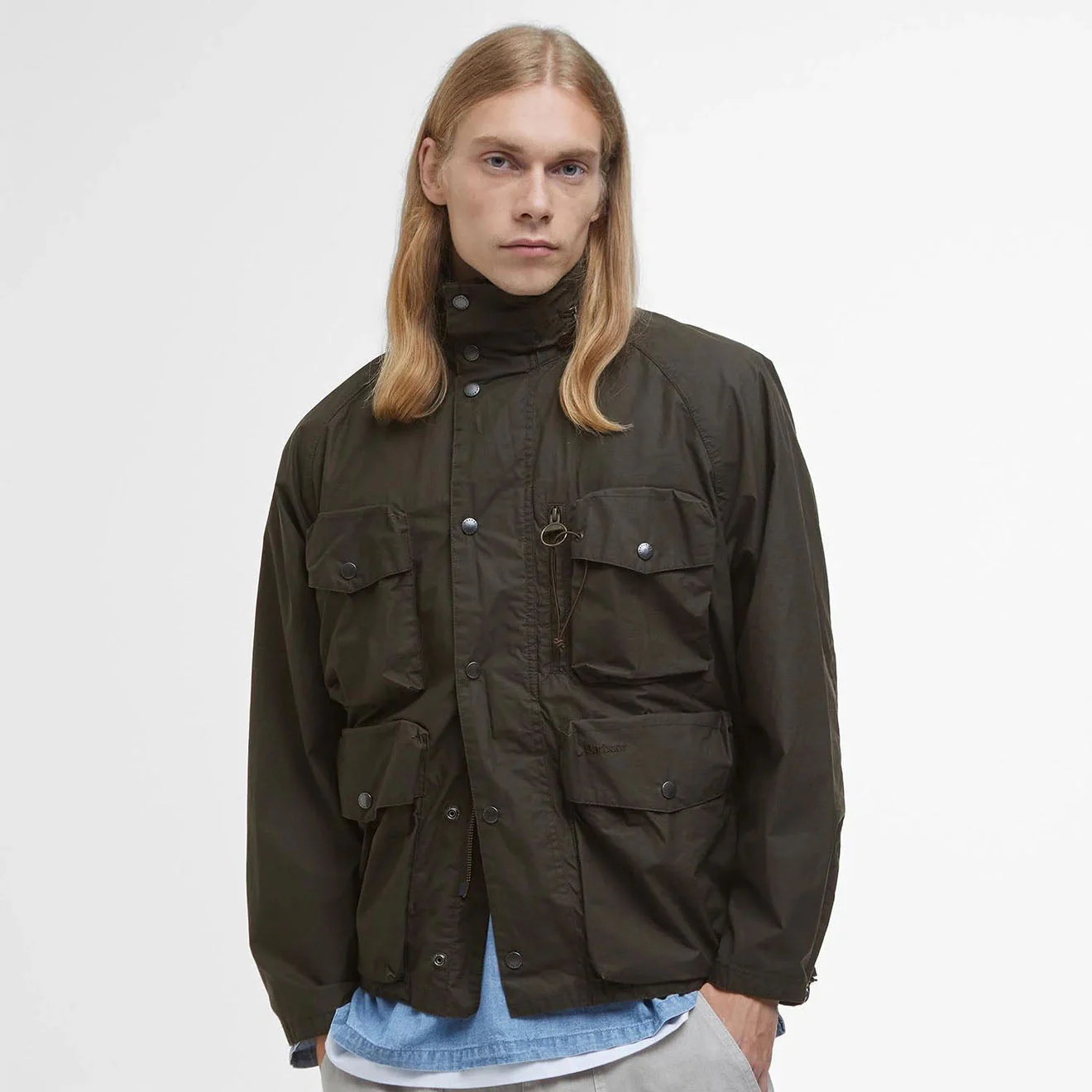 Barbour Westmorland Showerproof Jacket Pigment Green / Breen - Image 2
