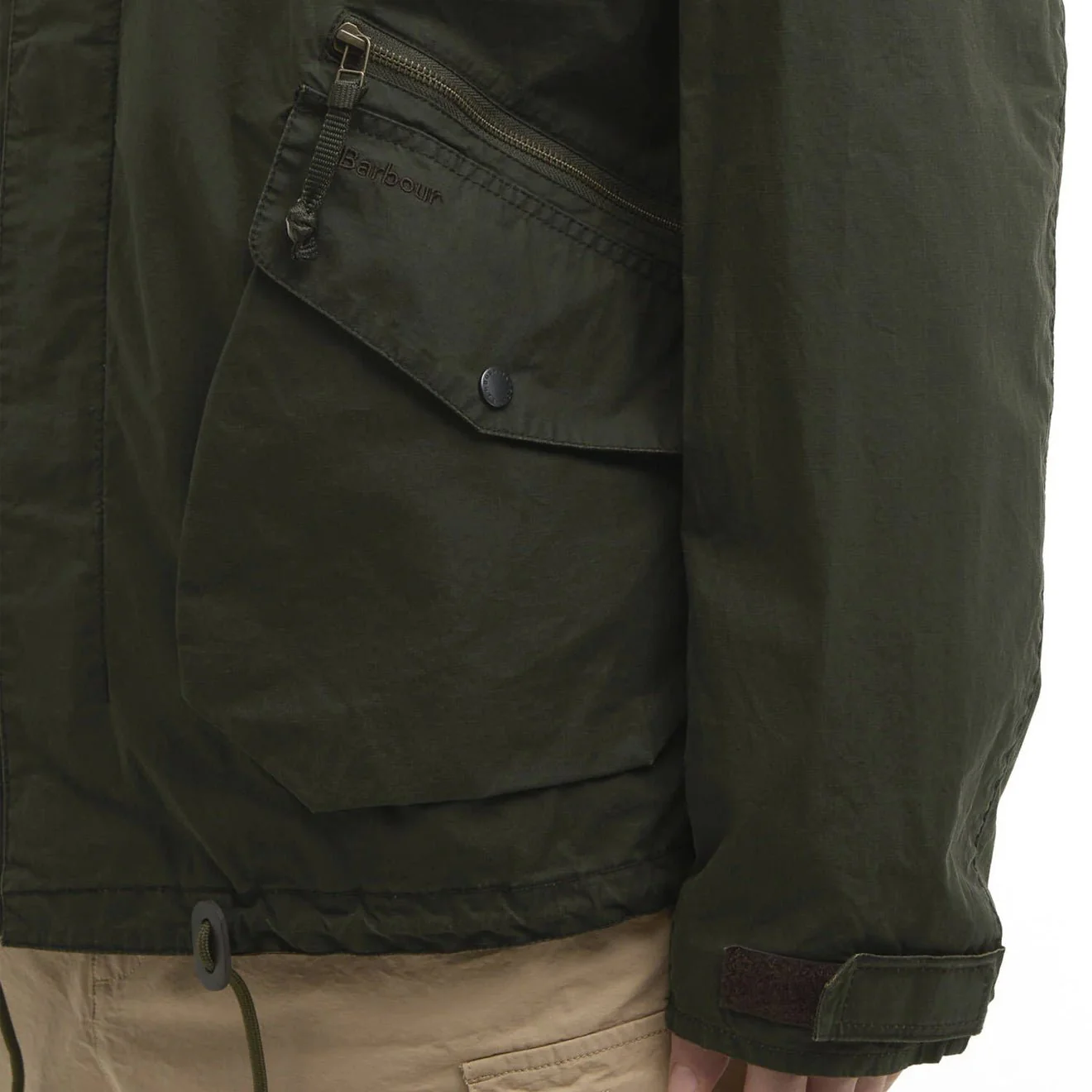 Barbour Westoe Showerproof Jacket Breen / Pigment Olive - Image 5