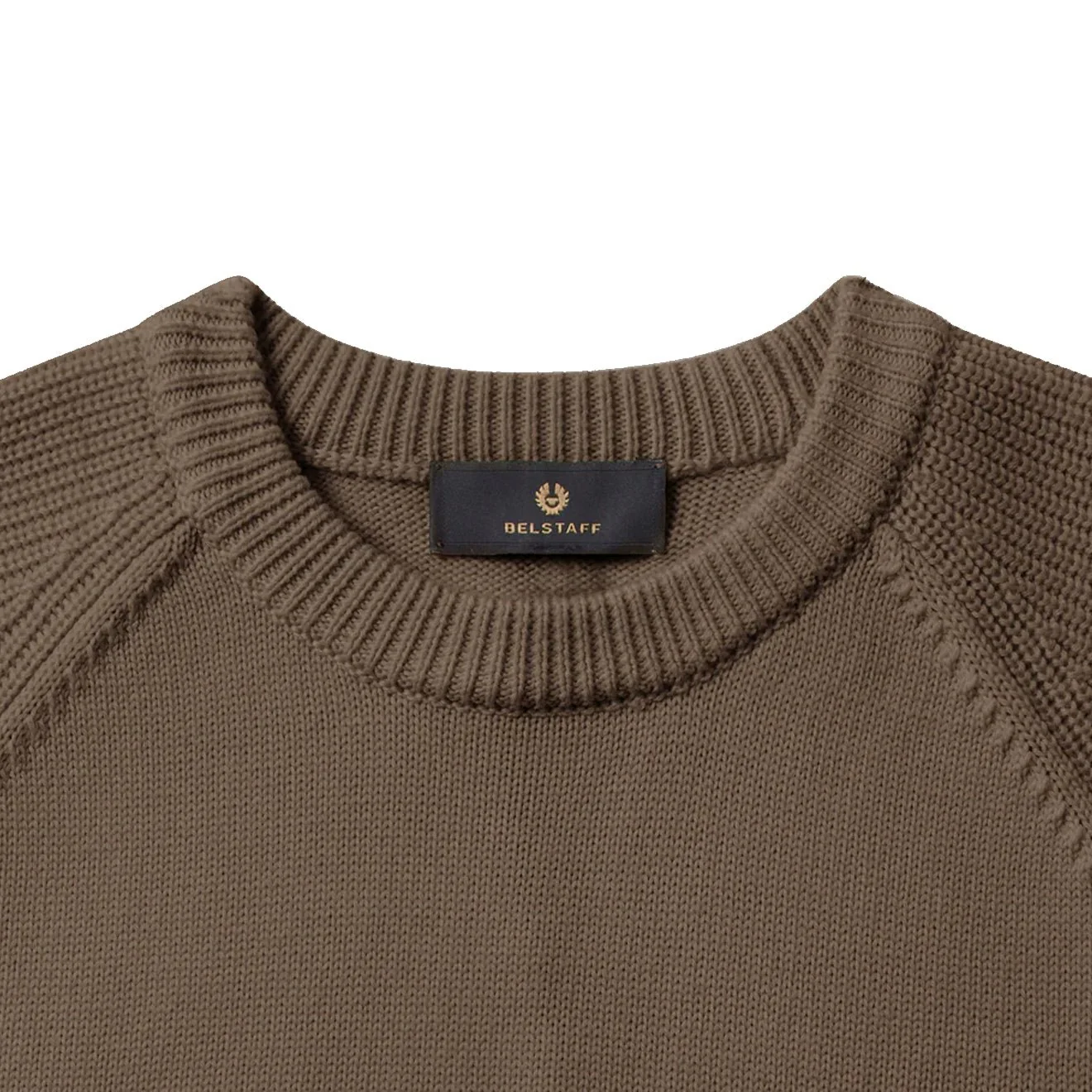 Belstaff Aspect Crewneck Jumper Major Brown - Image 2
