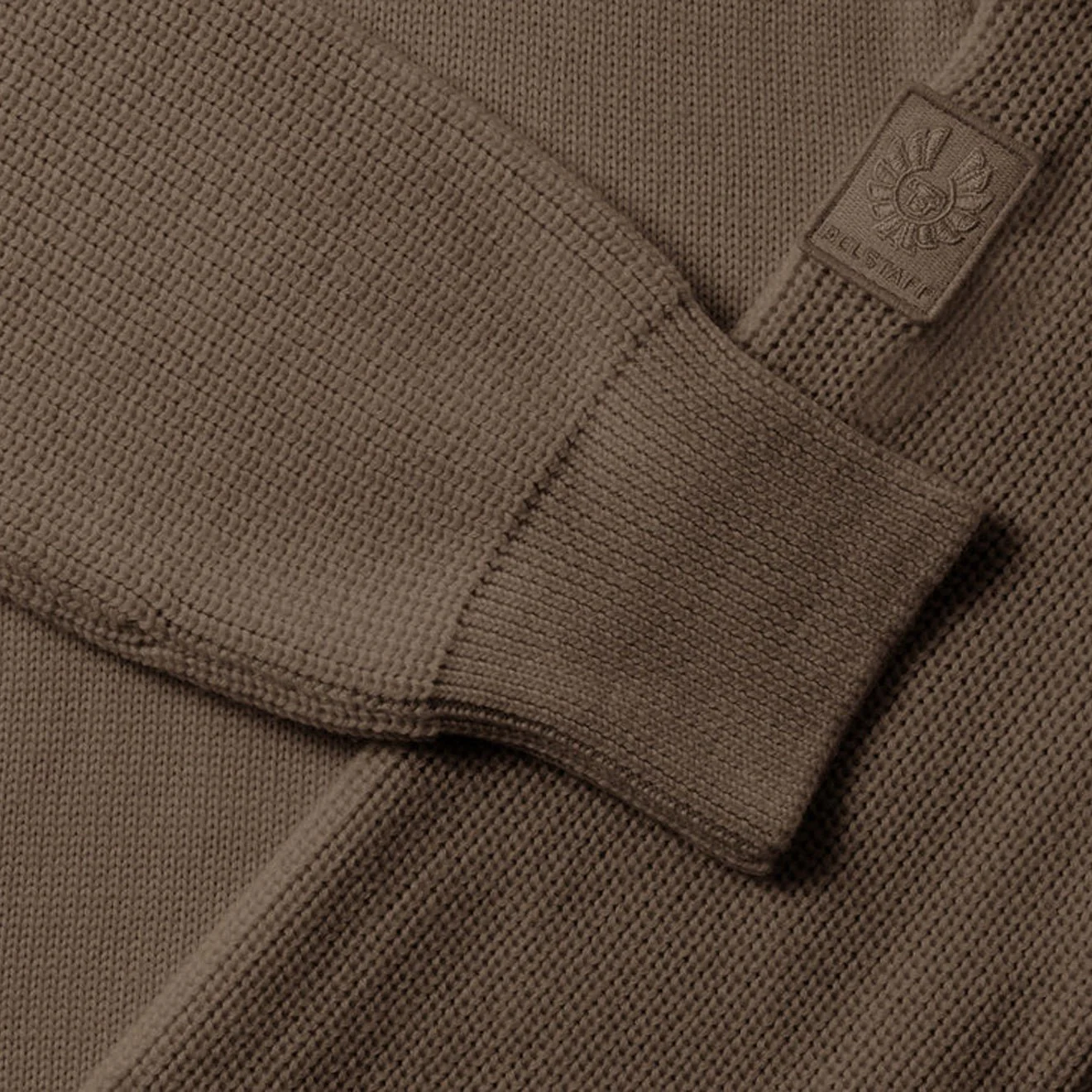 Belstaff Aspect Crewneck Jumper Major Brown - Image 3