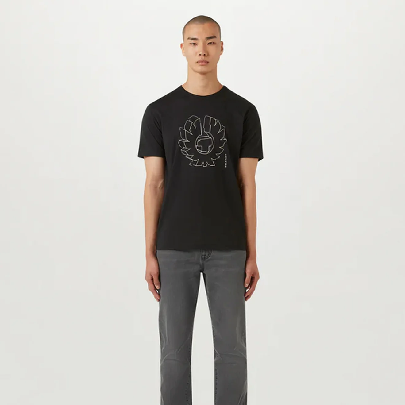 Belstaff Deconstructed Phoenix Graphic T-Shirt Black - Image 3