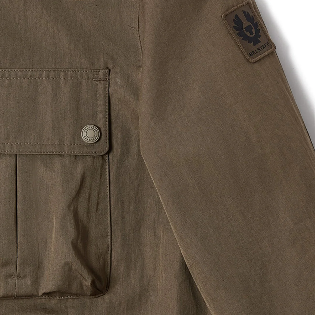 Belstaff Drome Overshirt Major Brown - Image 4