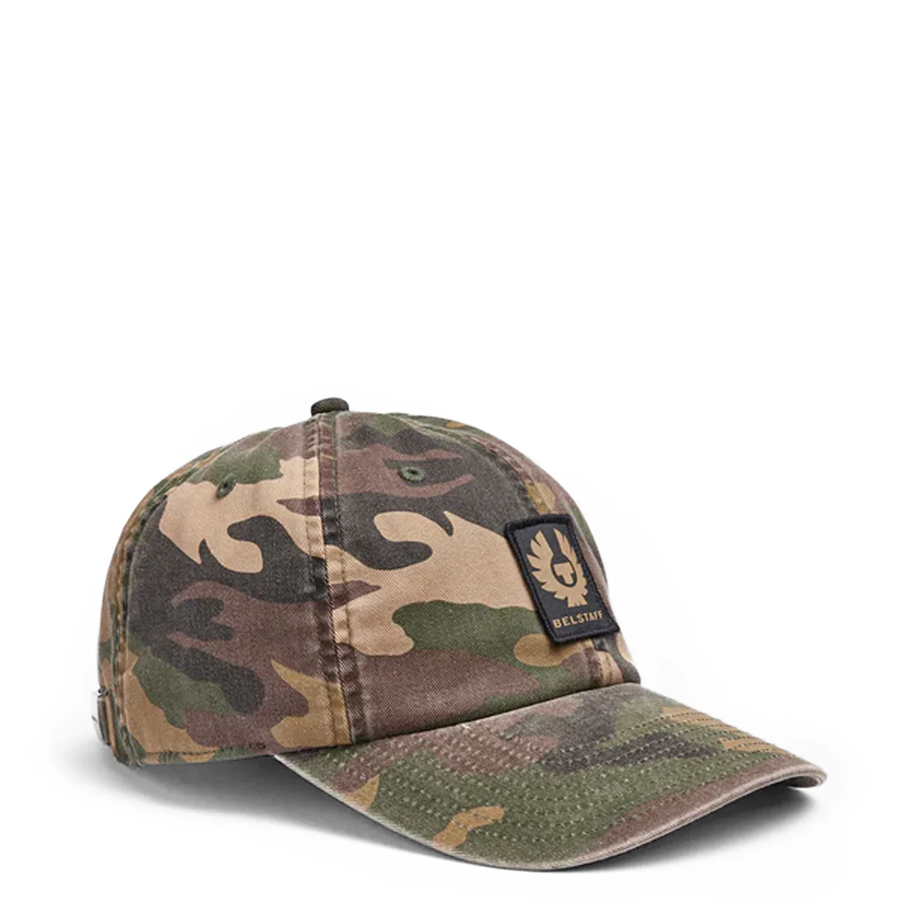 Belstaff Phoenix Camo Patch Cap Camo Green - Image 3