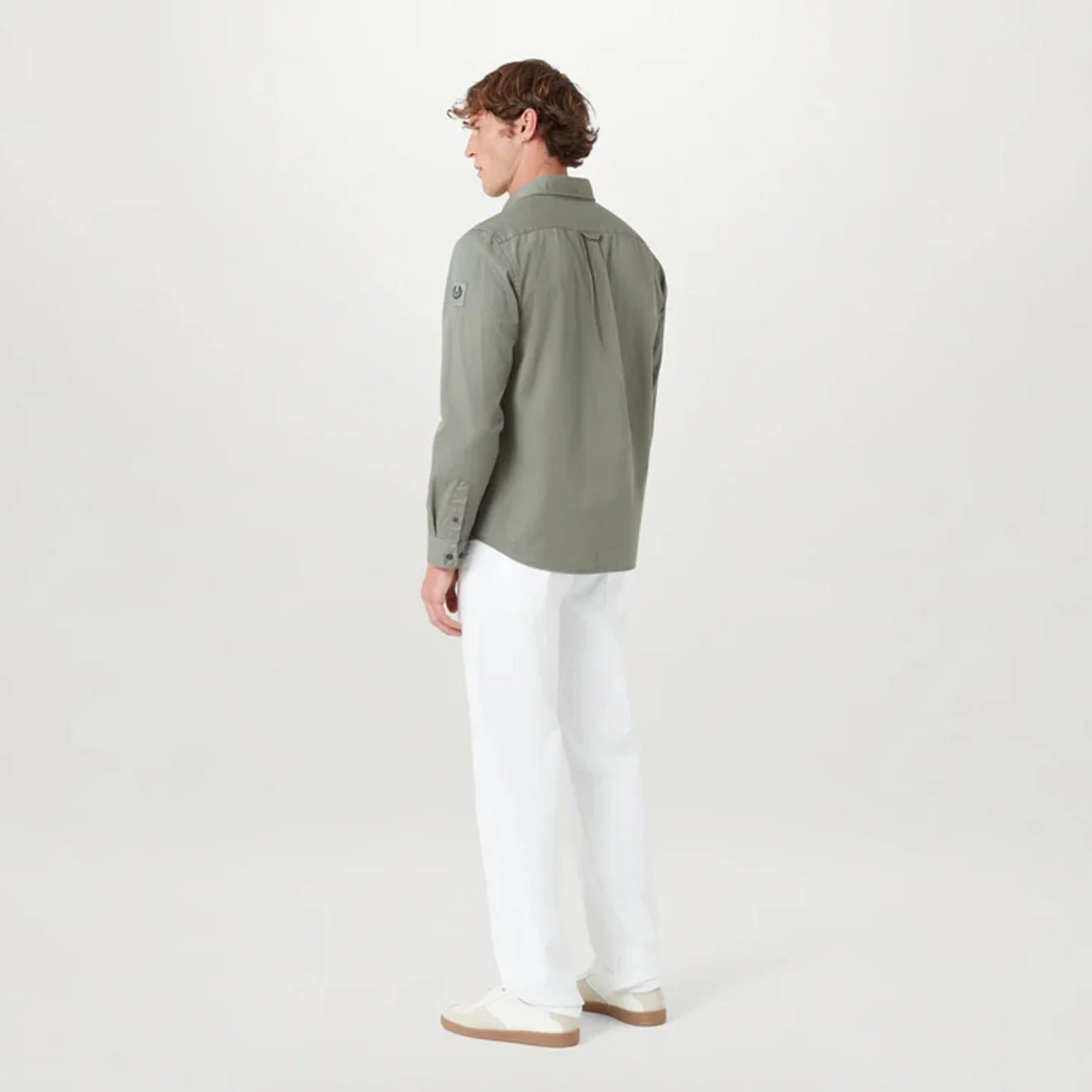 Belstaff Scale Shirt True Olive - Image 3