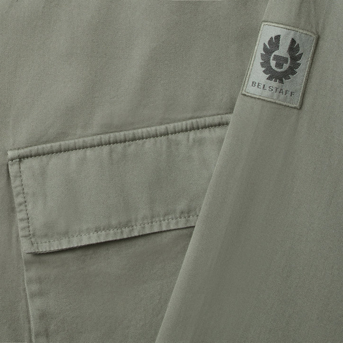 Belstaff Scale Shirt True Olive - Image 5