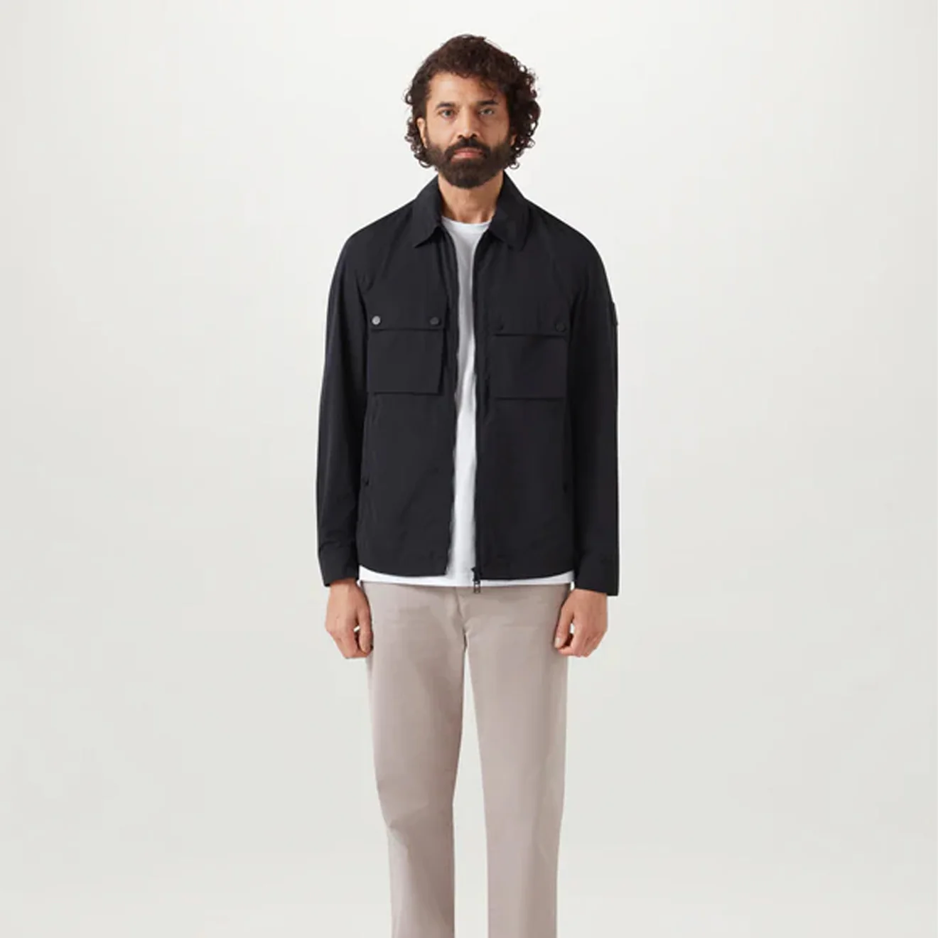 Belstaff Tourer Overshirt Black - Image 4