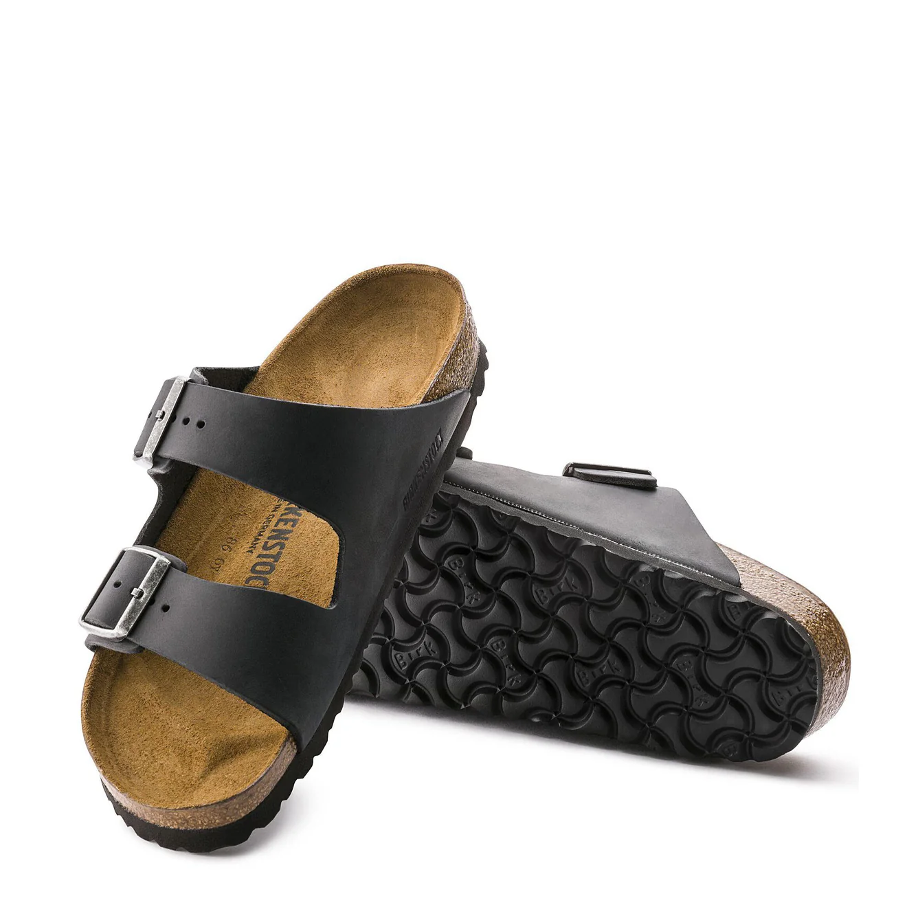 Birkenstock Arizona Regular Sandal Oiled Leather Black - Image 3