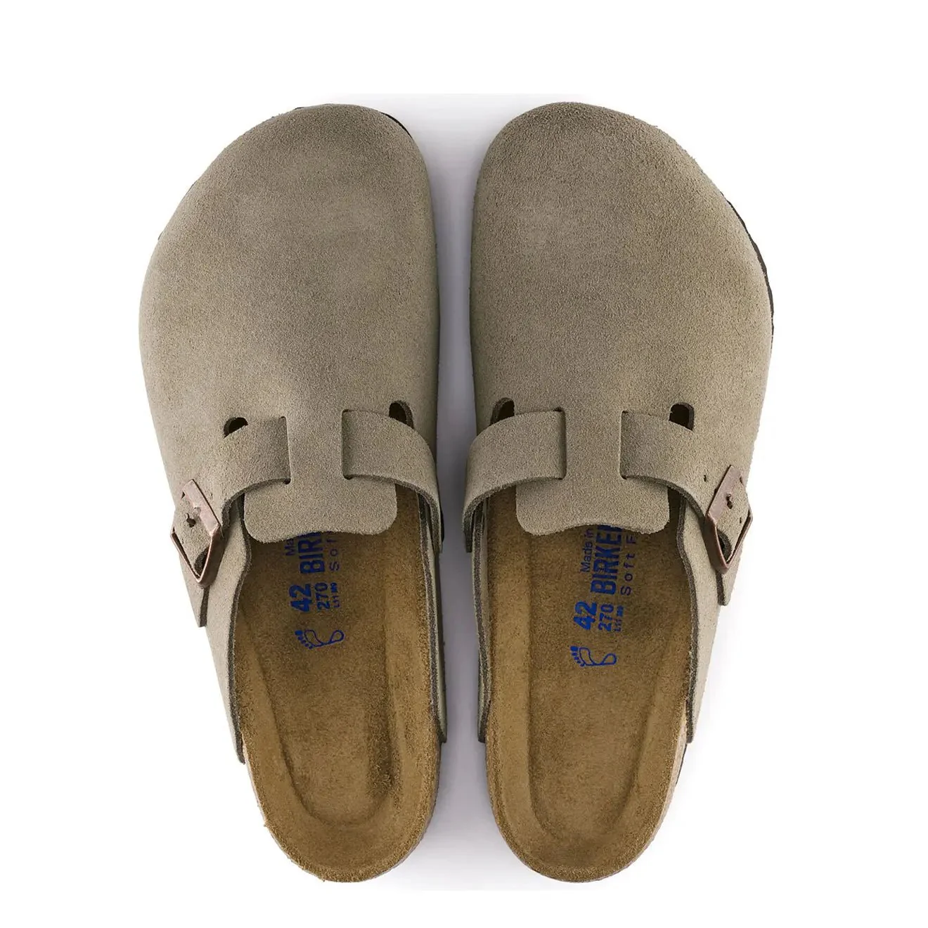 Birkenstock Boston SFB Reg Fit Taupe - Image 3