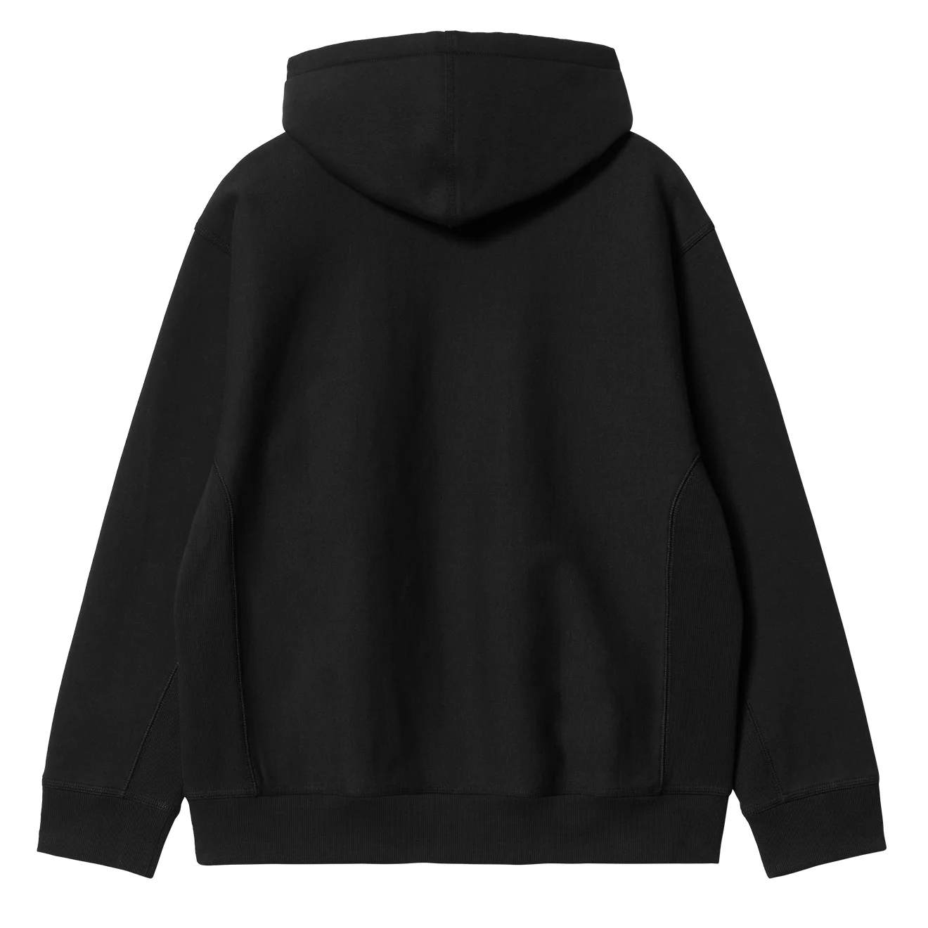 Carhartt WIP Hooded American Script Sweatshirt Black - Image 2