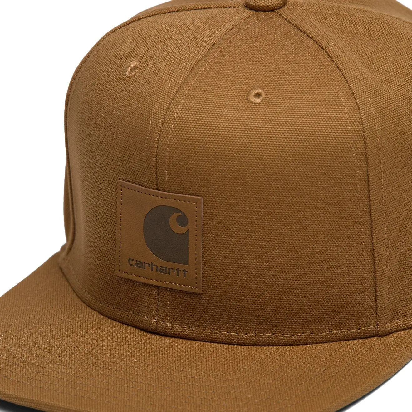 Carhartt WIP Logo Cap Hamilton Brown - Image 3