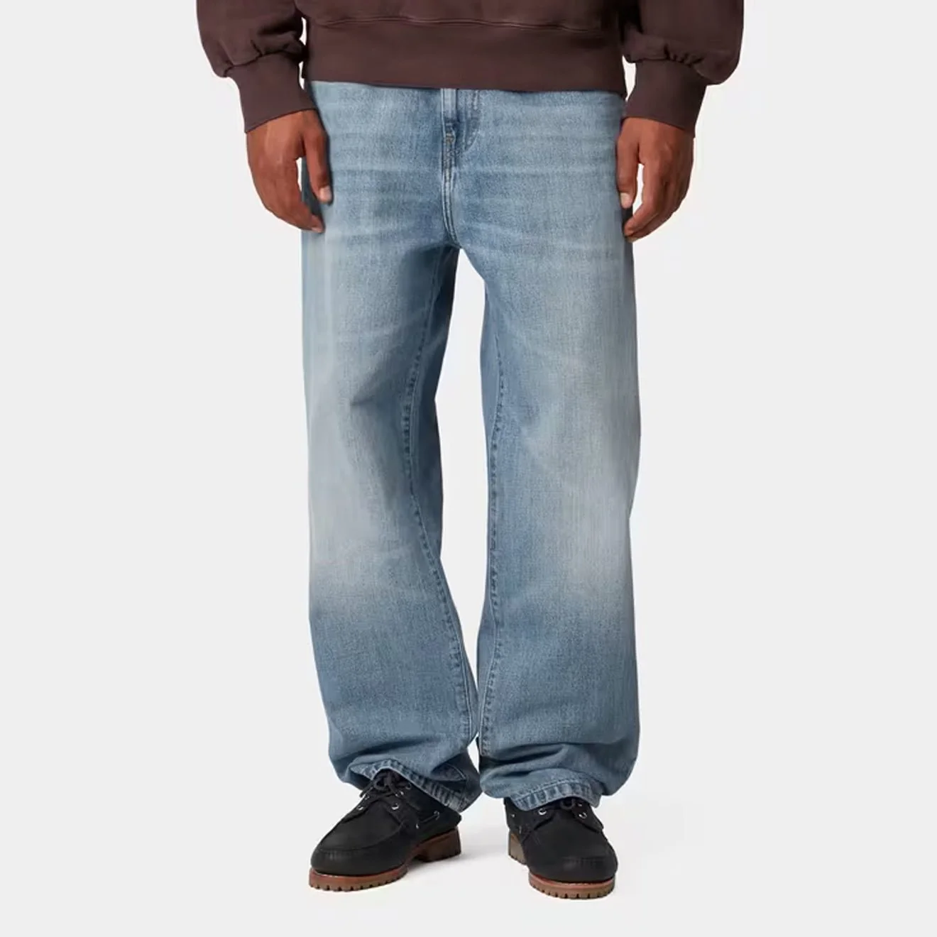 Carhartt WIP Aaron Pant Blue Burst Washed - Image 3