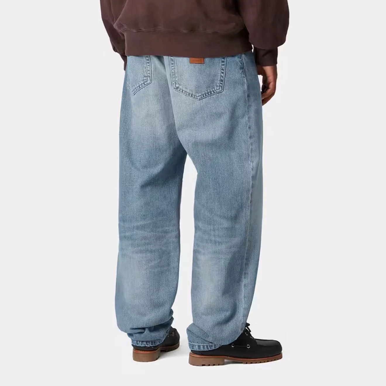 Carhartt WIP Aaron Pant Blue Burst Washed - Image 4