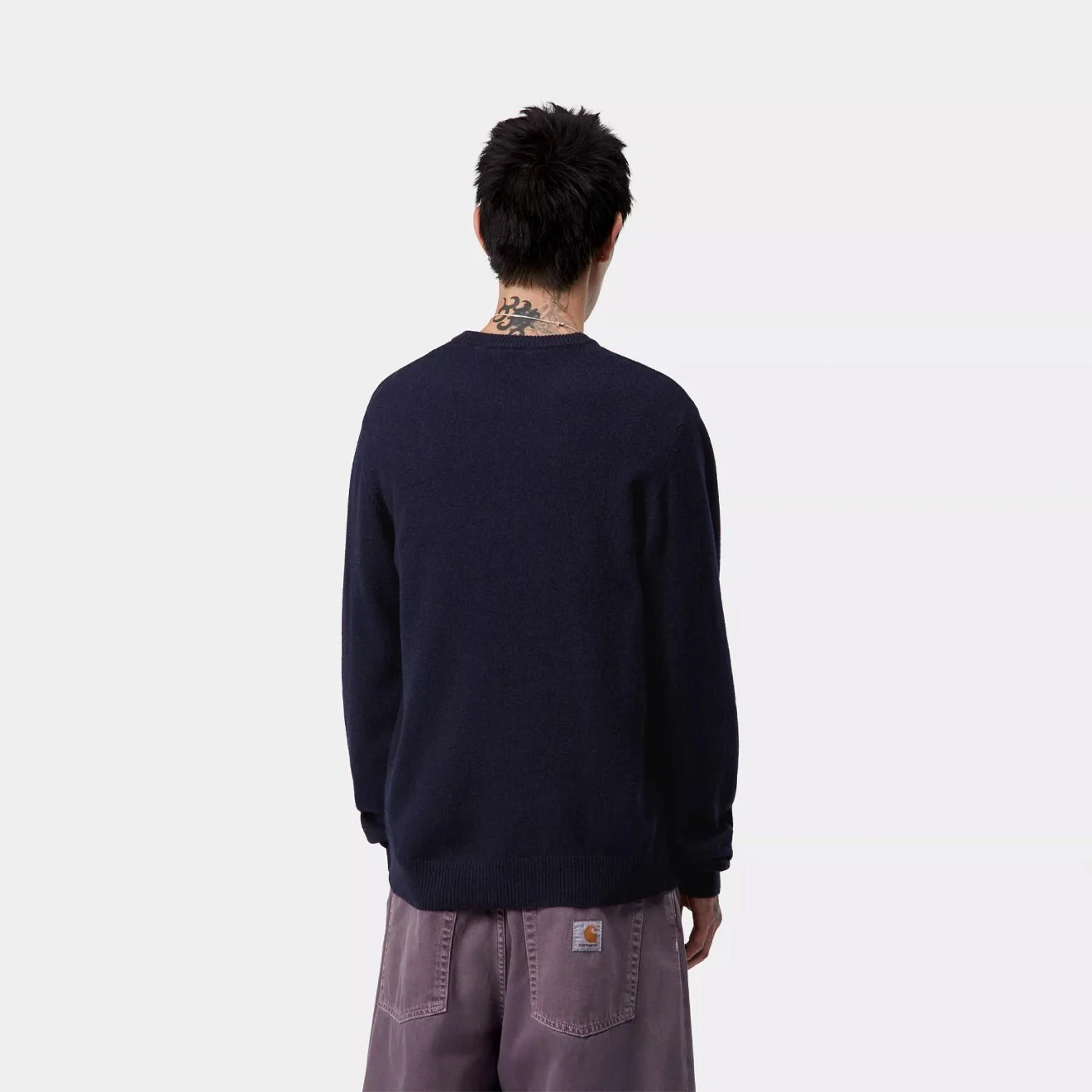 Carhartt WIP Alten Sweater Deep Night - Image 4