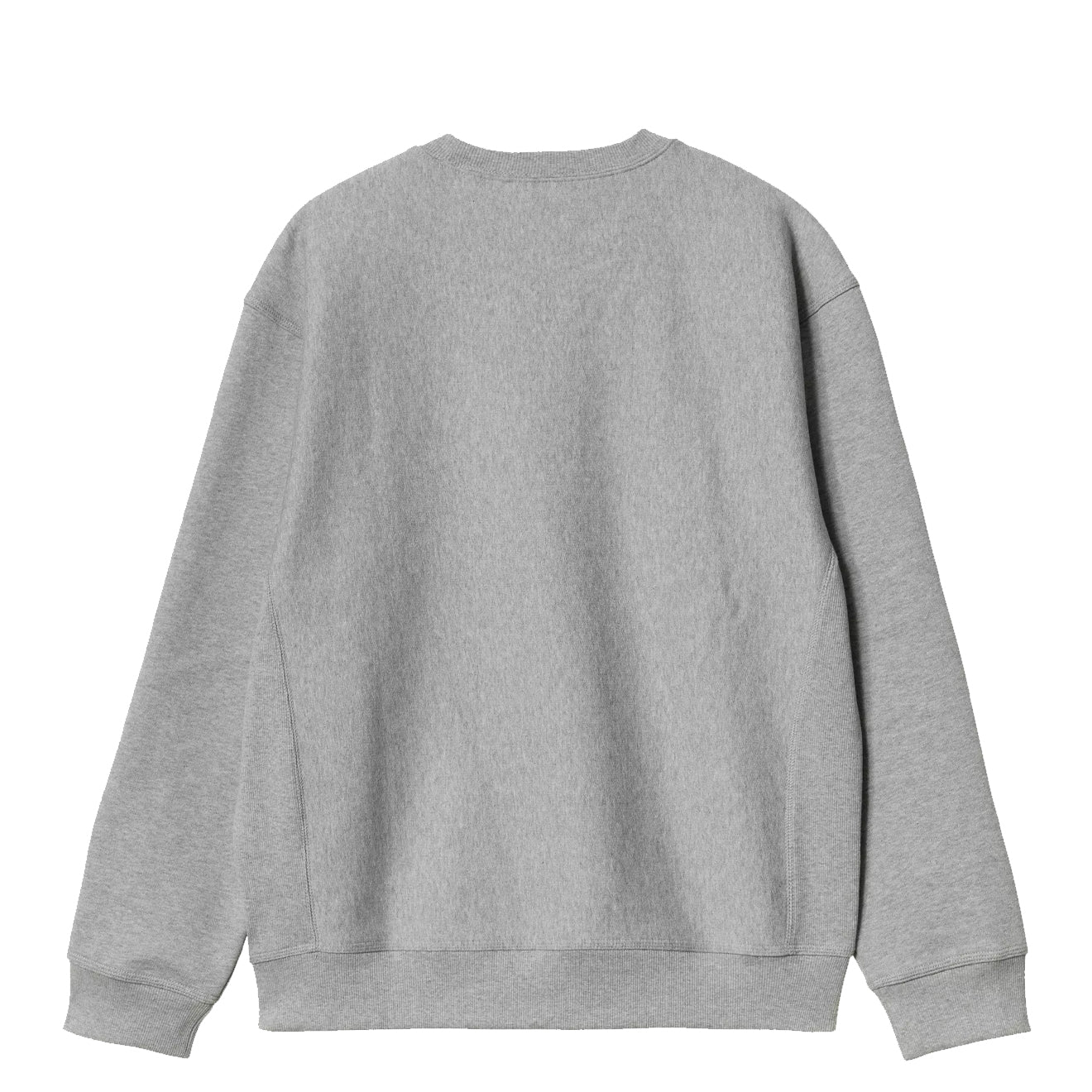 Carhartt WIP American Script Sweat Grey Heather - Image 2