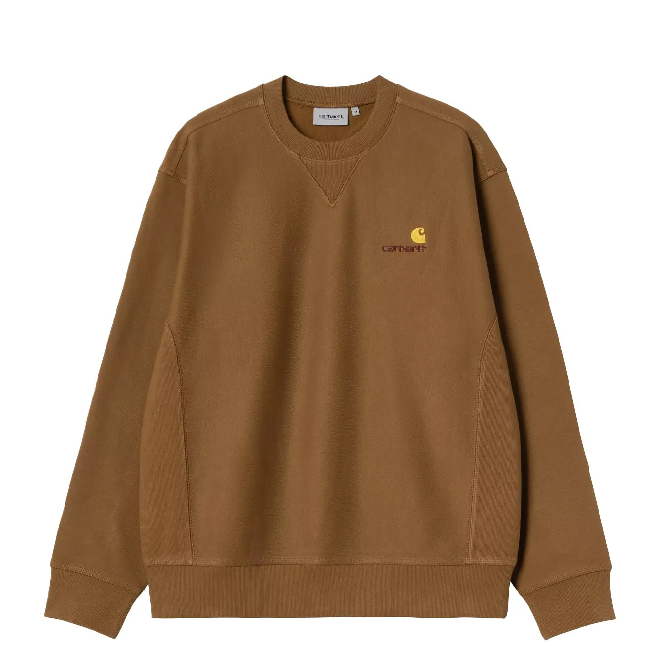 Carhartt WIP American Script Sweat Hamilton Brown