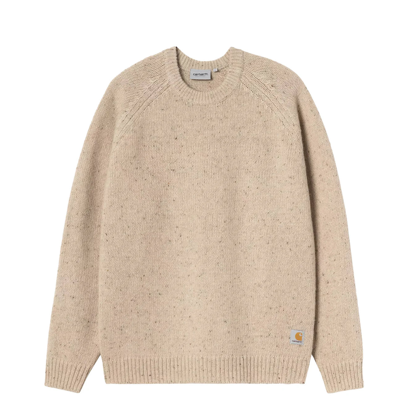 Carhartt WIP Anglistic Sweater Speckled Fleur de Sel