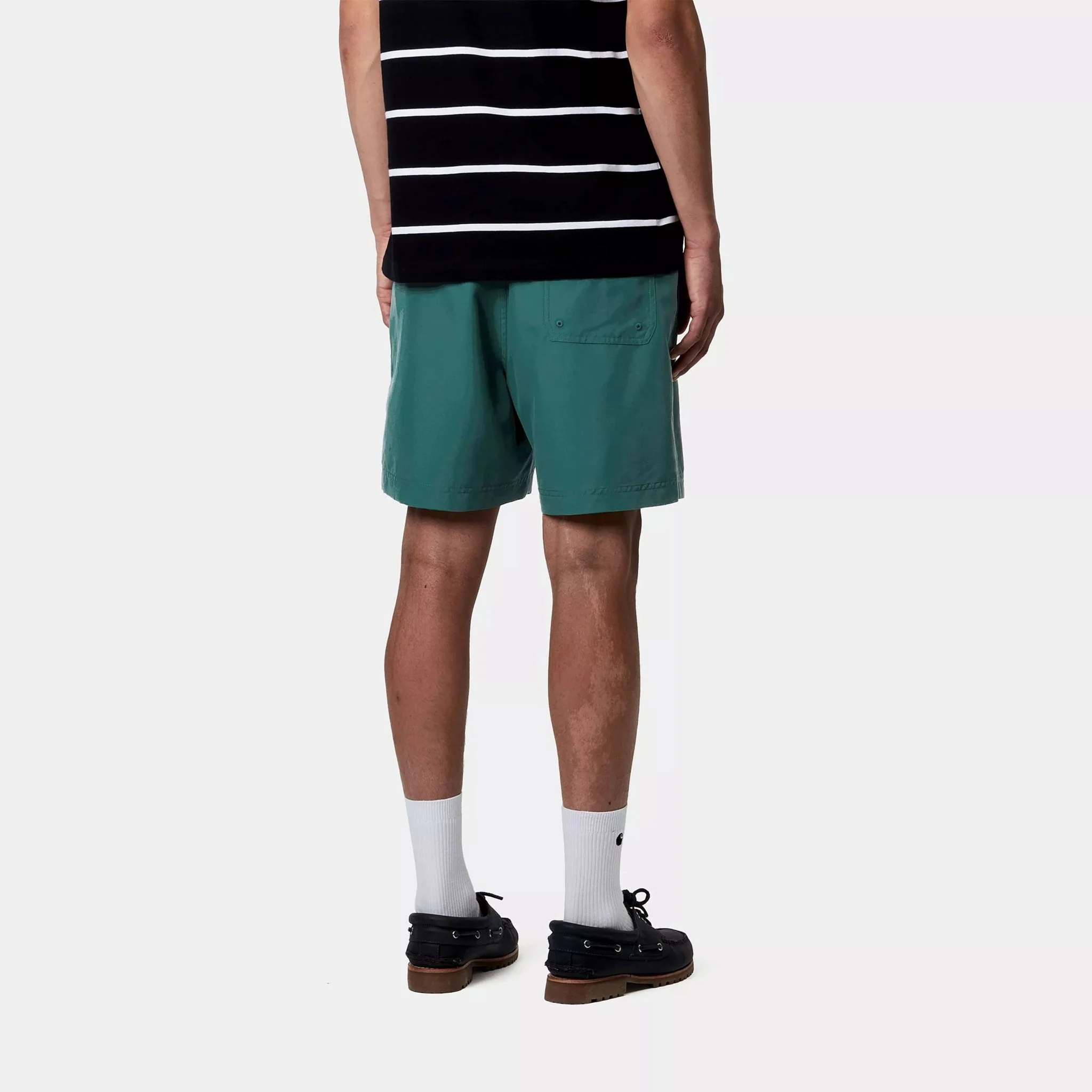 Carhartt WIP Chase Swim Trunks Rainforest / Gold - Image 4