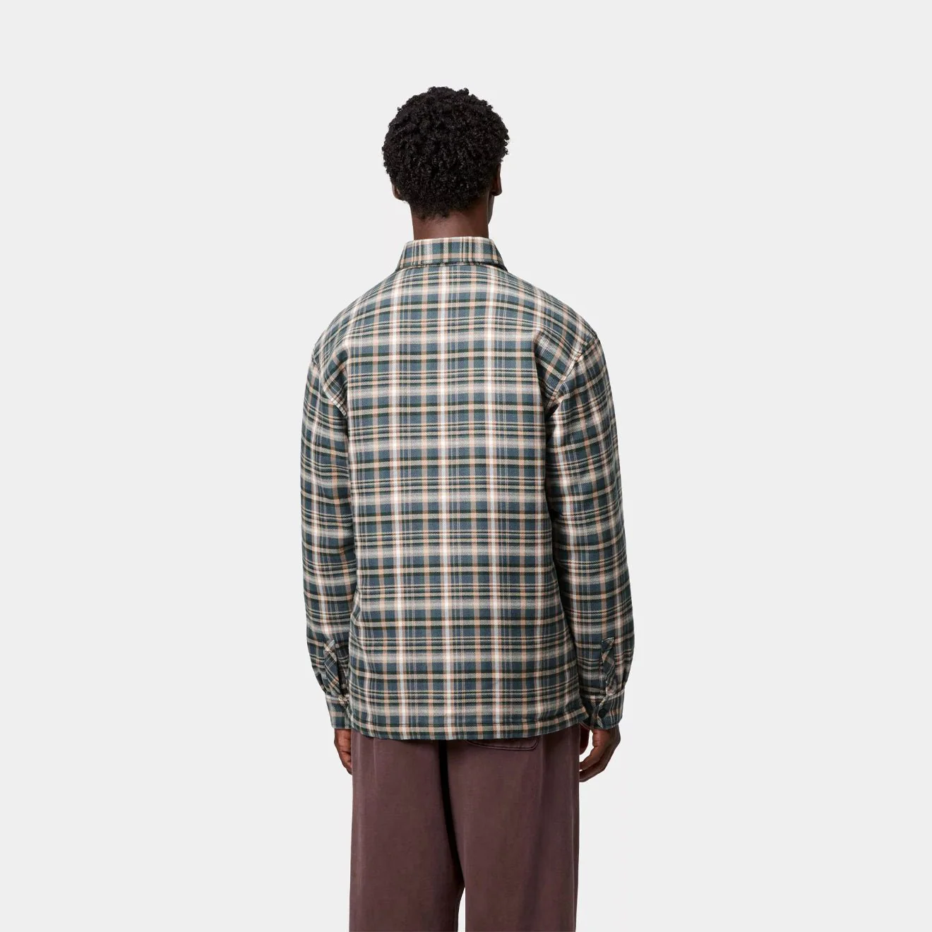 Carhartt WIP Cronyn Shirt Jac Cronyn Check Dark Navy - Image 5