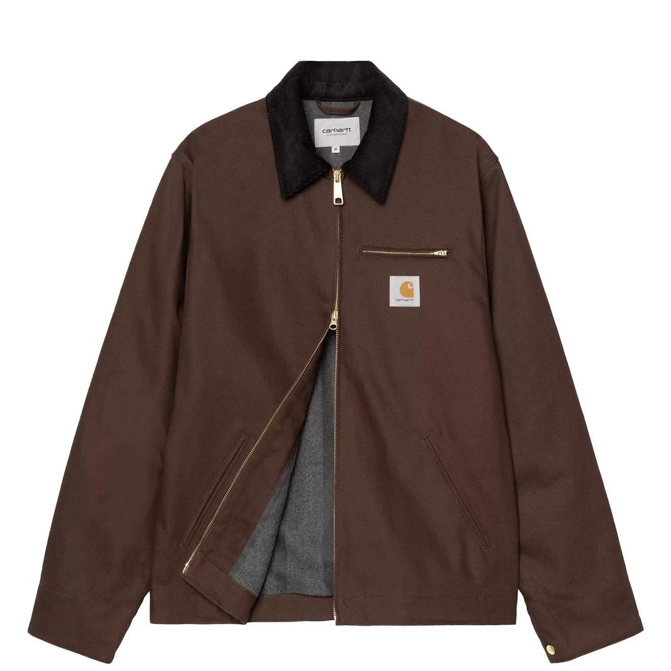 Carhartt WIP Detroit Jacket Tobacco / Black Rigid - Image 2