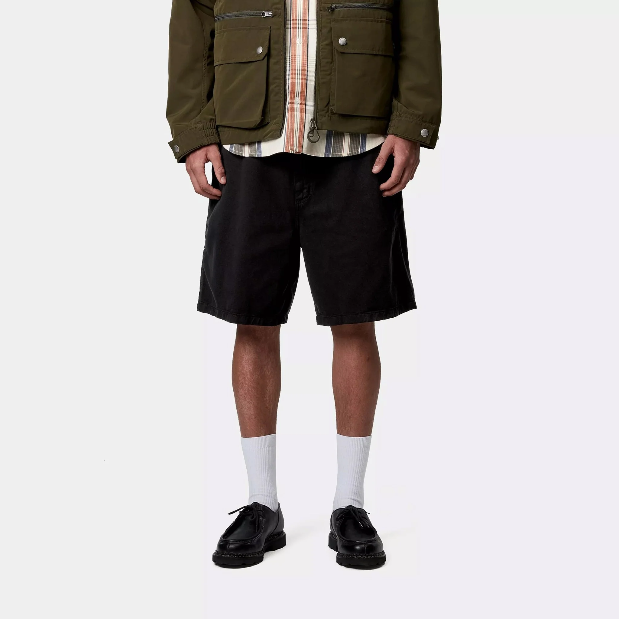 Carhartt WIP Drewe Short Black Rinsed - Image 3