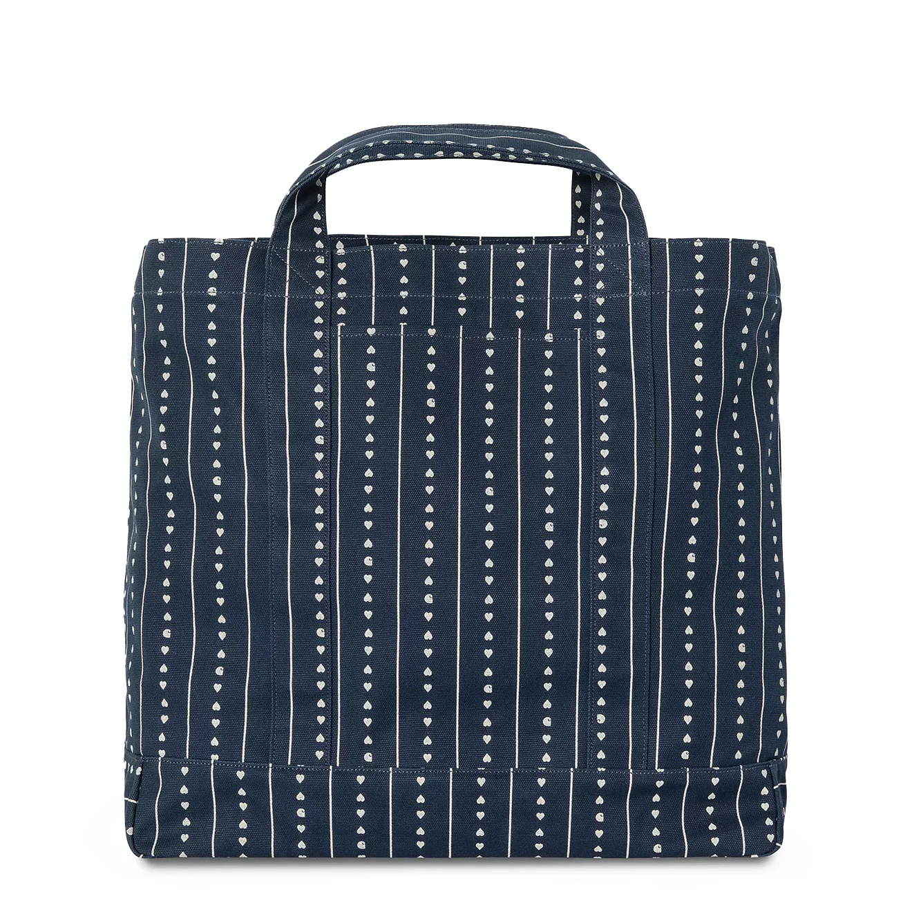 Carhartt WIP Drewe Tote Big Heart C Pinstripe / Ink / Natural - Image 3