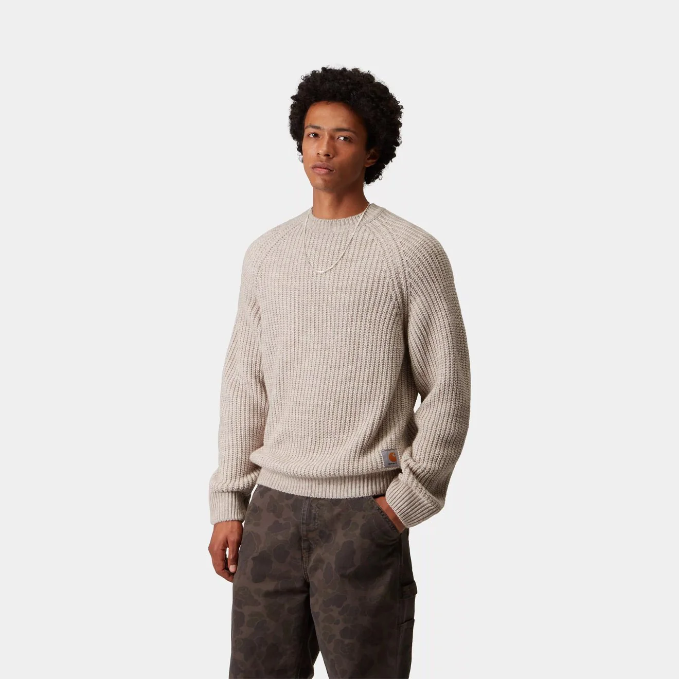Carhartt WIP Firth Sweater Fleur De Sel - Image 3