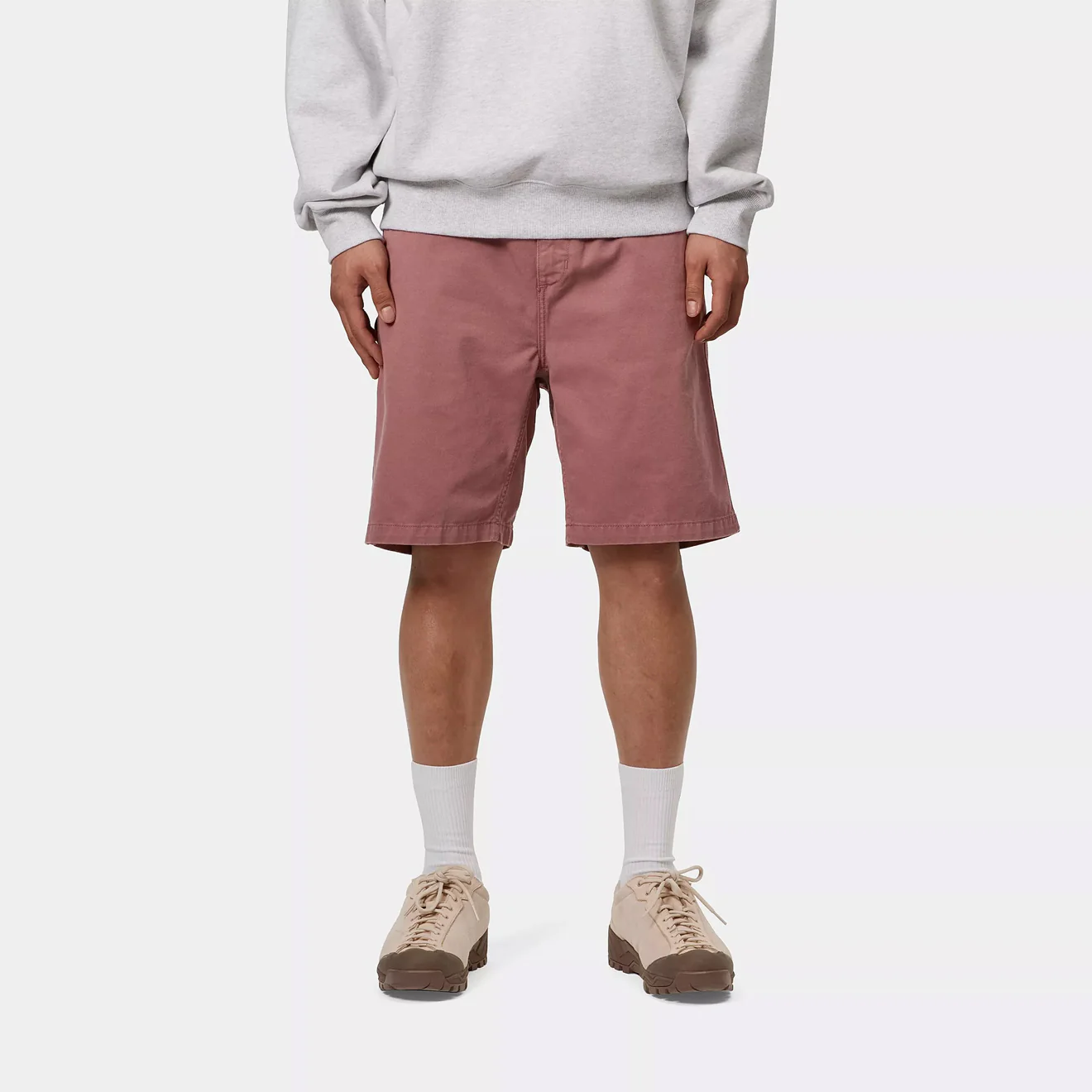 Carhartt WIP Flint Short Dusky Pink Garment Dyed - Image 3