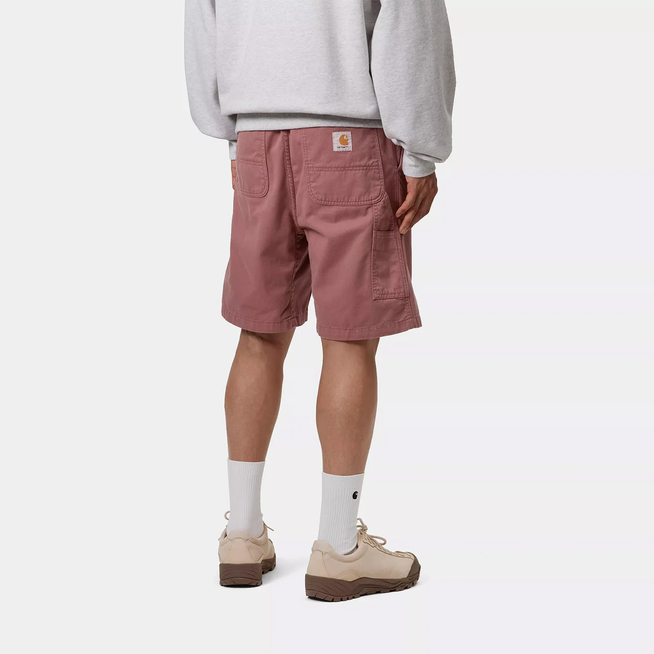 Carhartt WIP Flint Short Dusky Pink Garment Dyed - Image 4