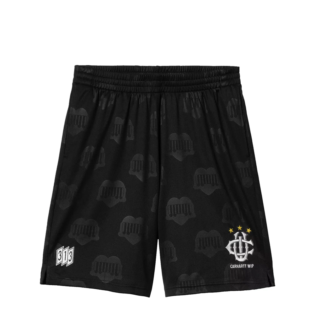 Carhartt WIP Harttes Football Short Heart Train Jacquard / Black