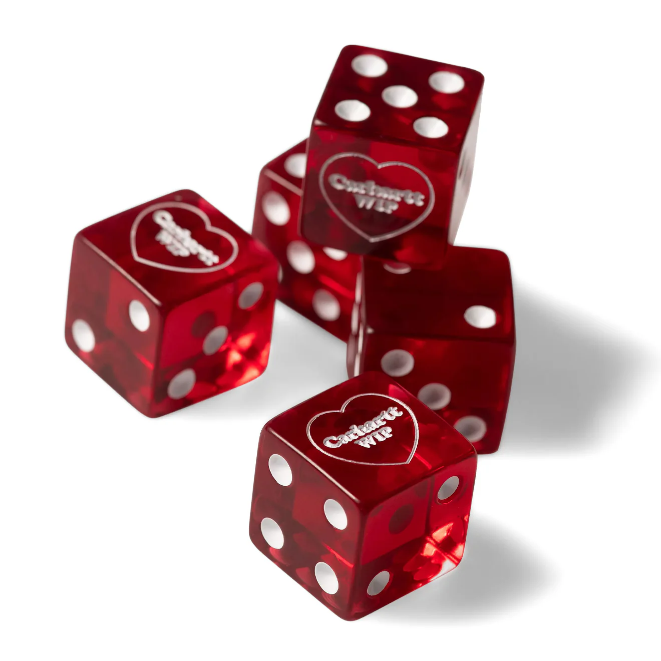 Carhartt WIP Heart Dice Set Scarlet - Image 2