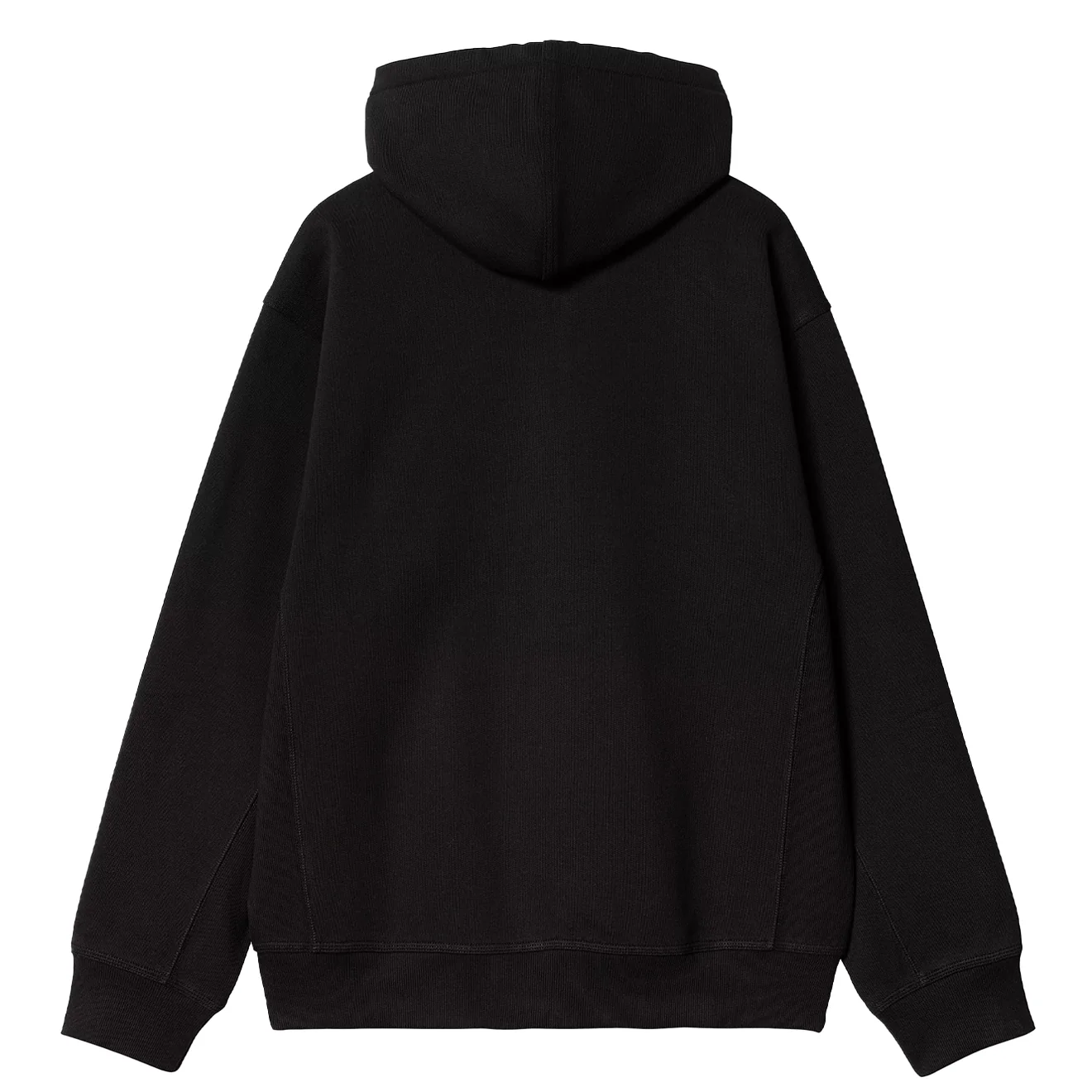 Carhartt WIP Hooded American Script Jacket Black - Image 2