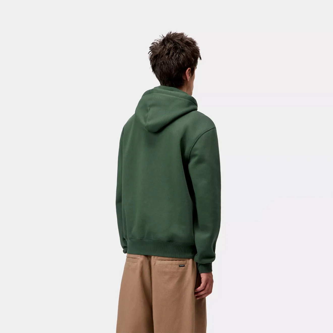 Carhartt WIP Hooded Carhartt Sweat Sycamore Tree / Phlox - Image 4