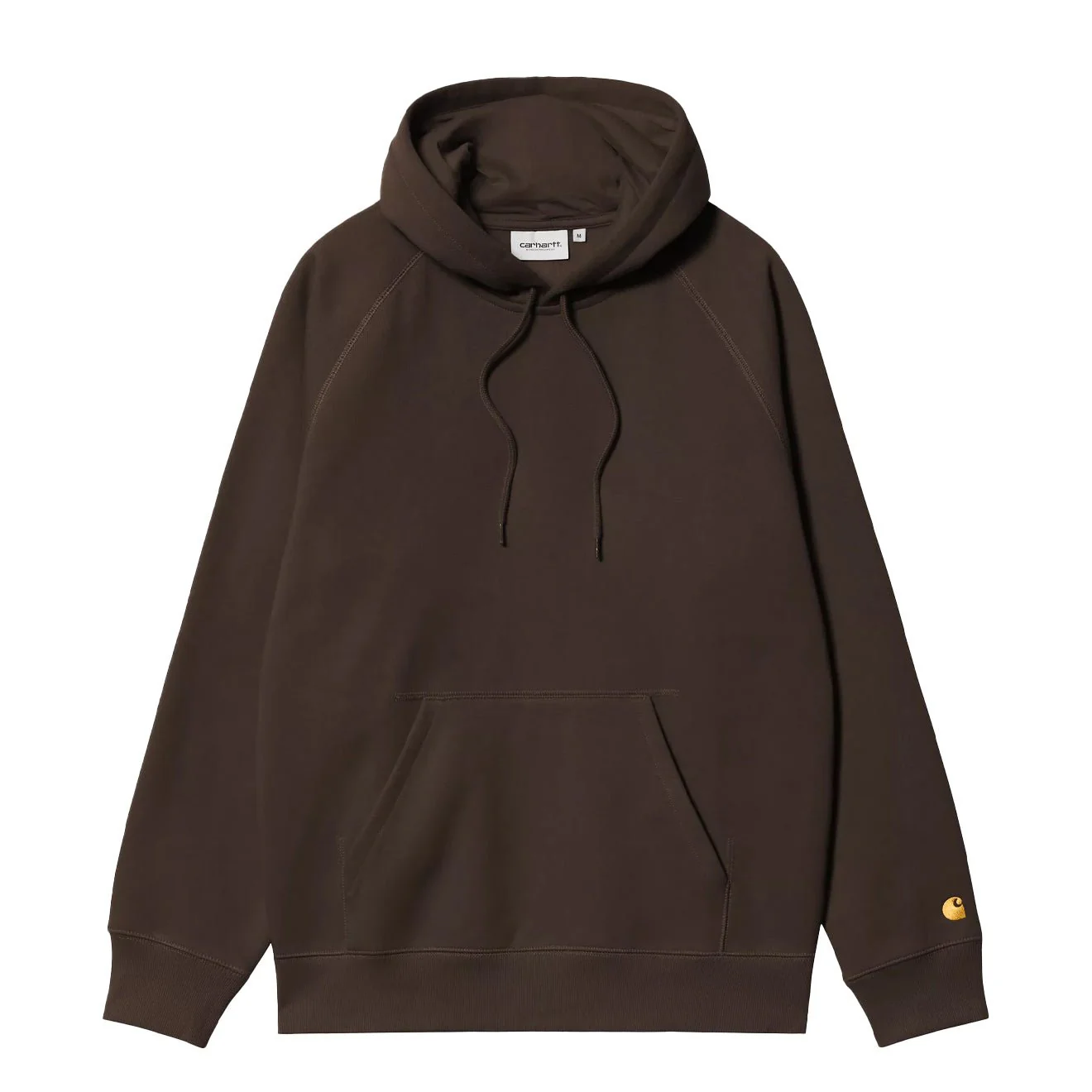 Carhartt WIP Hooded Chase Sweat Tobacco / Gold