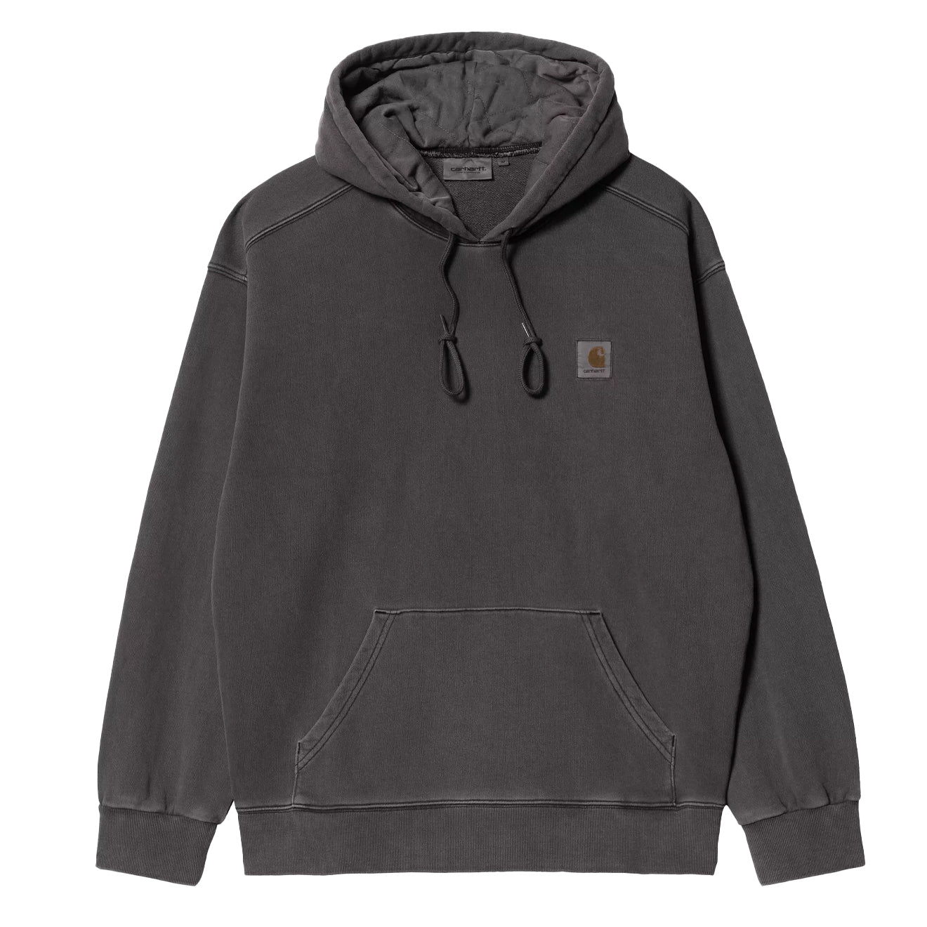 Carhartt WIP Hooded Nelson Sweat Black Garment Dyed