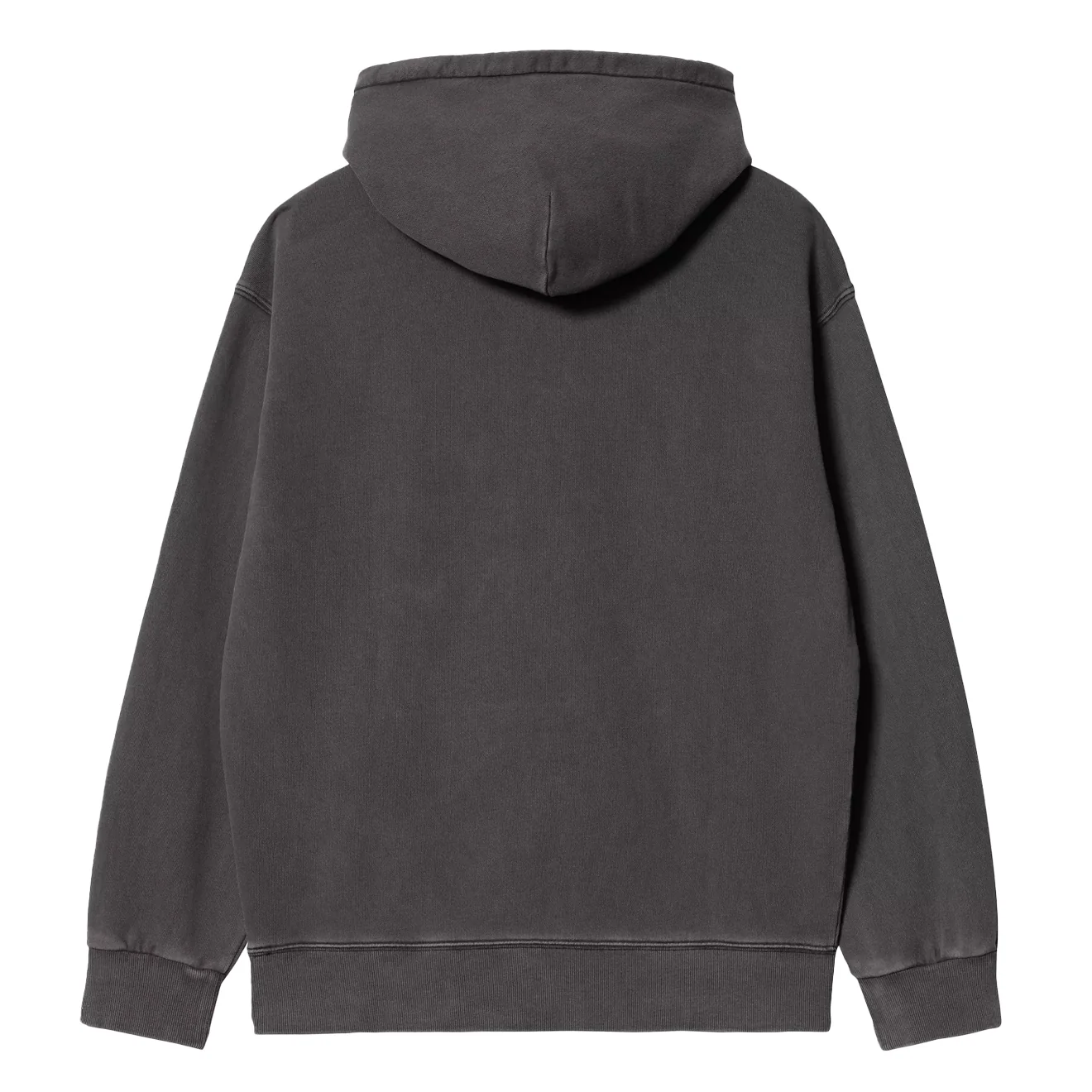 Carhartt WIP Hooded Nelson Sweat Black Garment Dyed - Image 2