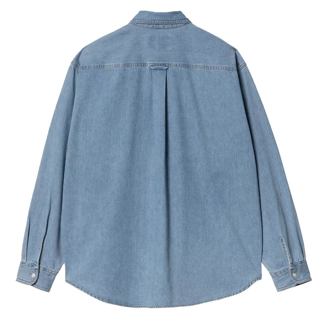 Carhartt WIP L/S Lucas Shirt Blue Bleached - Image 2