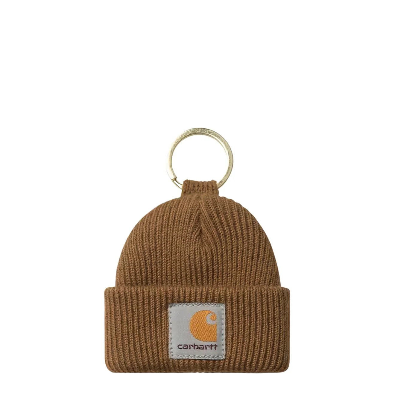 Carhartt WIP Mini Watch Hat Keychain Hamilton Brown