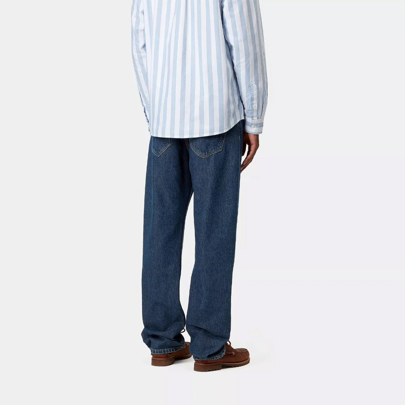 Carhartt WIP Nolan Pant Blue Heavy Stone Wash - Image 5