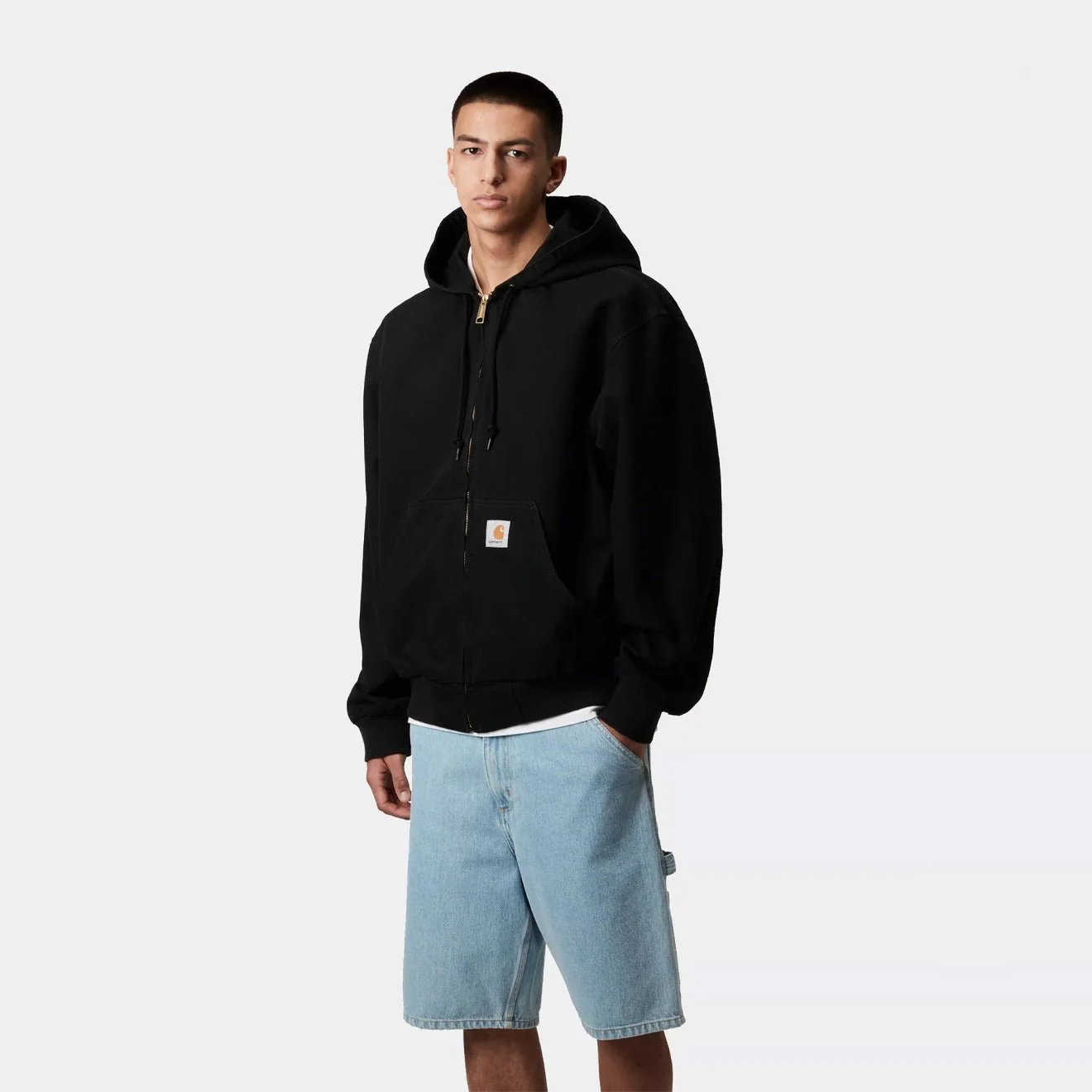 Carhartt WIP OG Active Jacket Black Rinsed - Image 4