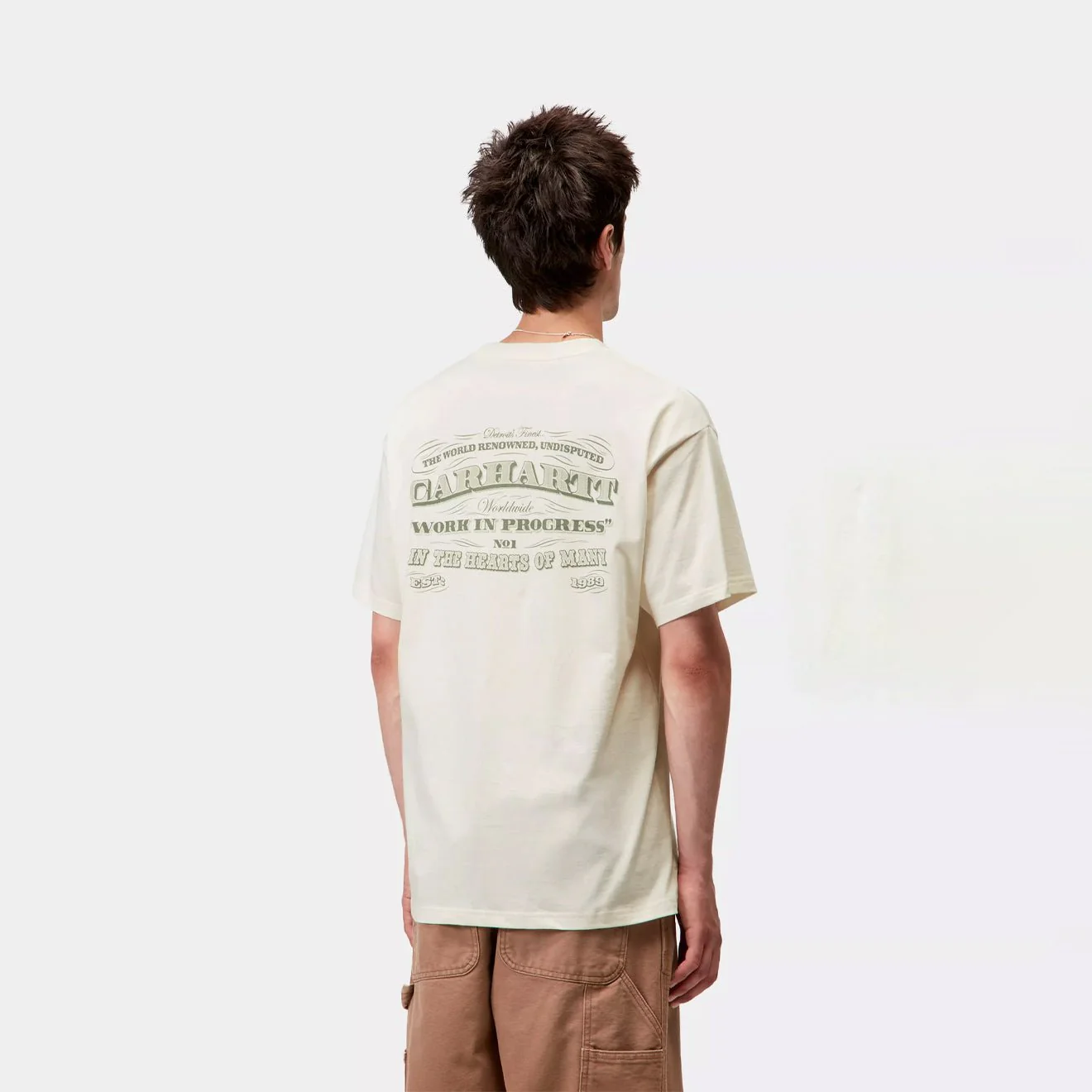 Carhartt WIP S/S 3 One 3 T-Shirt Wax - Image 4