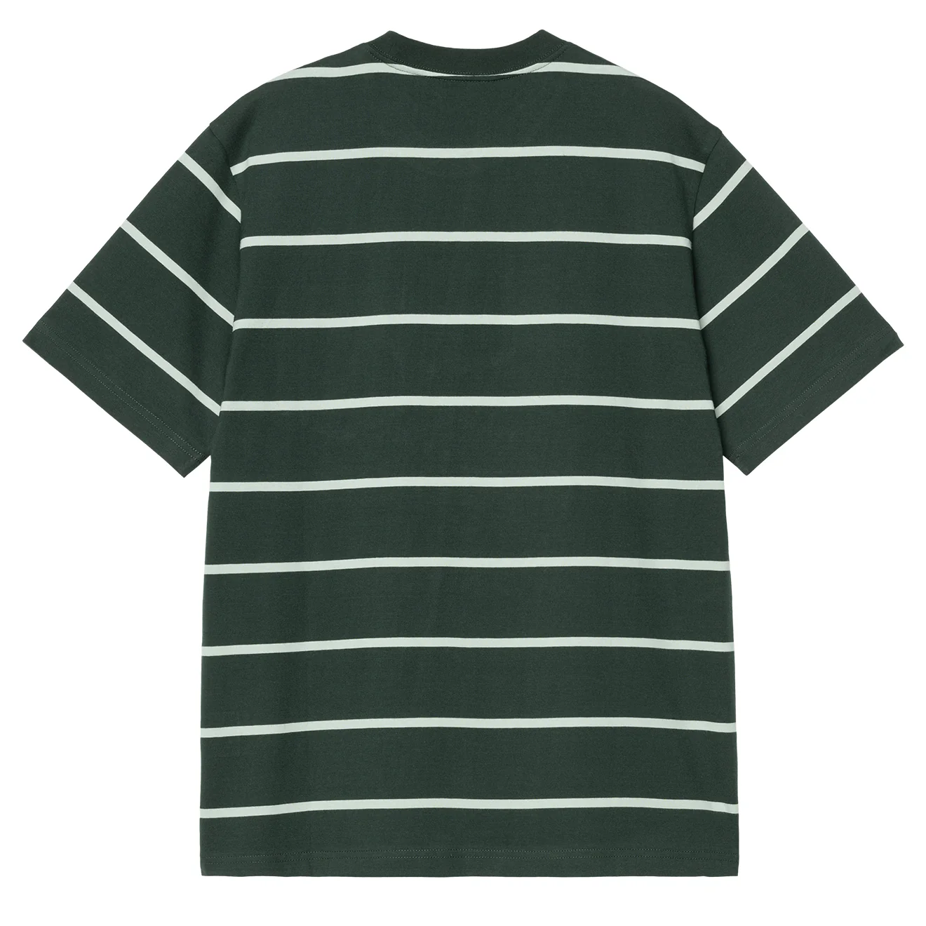 Carhartt WIP S/S Aiken Pocket T-Shirt Aiken Stripe / Conifer - Image 2