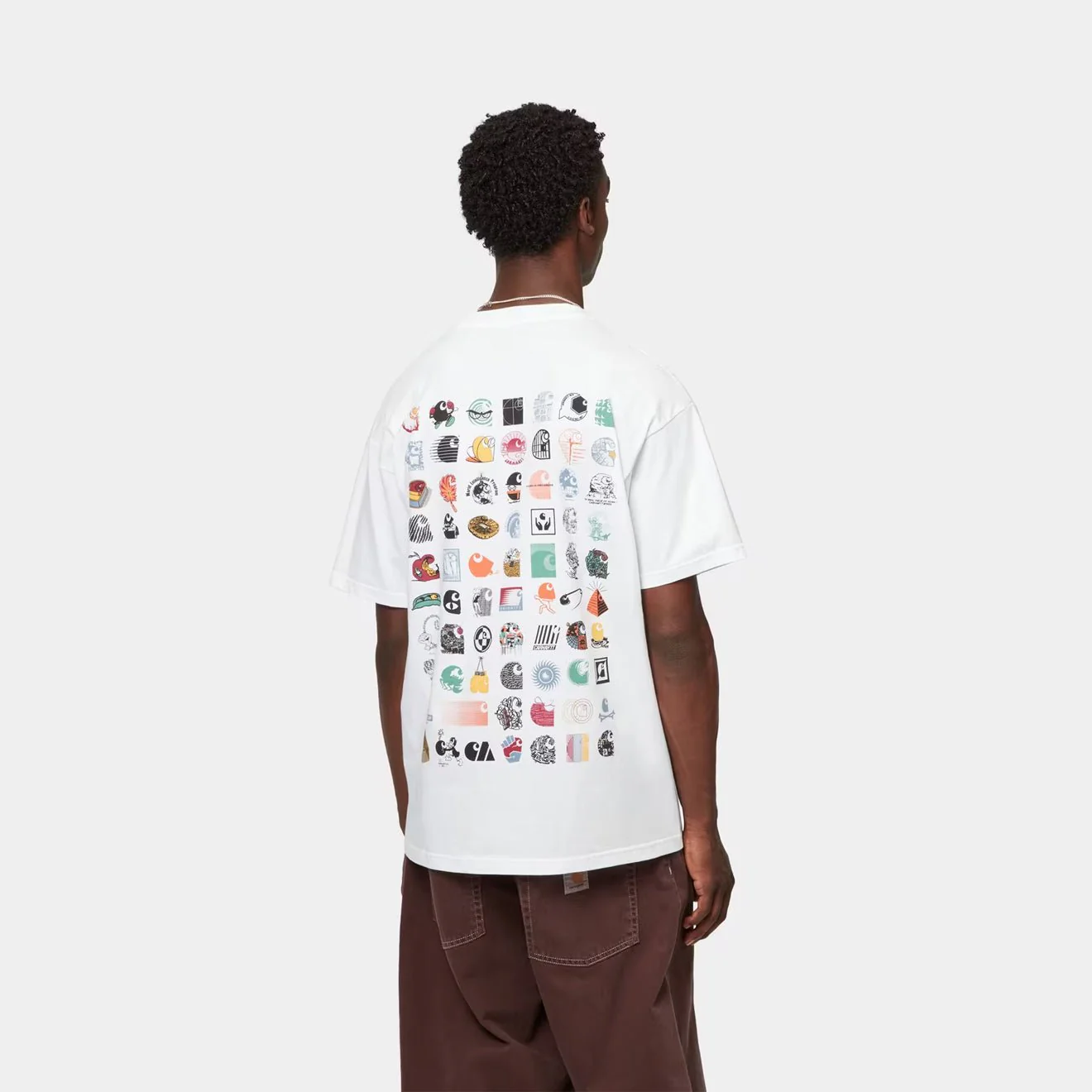Carhartt WIP S/S C Logo Archive T-Shirt White - Image 3