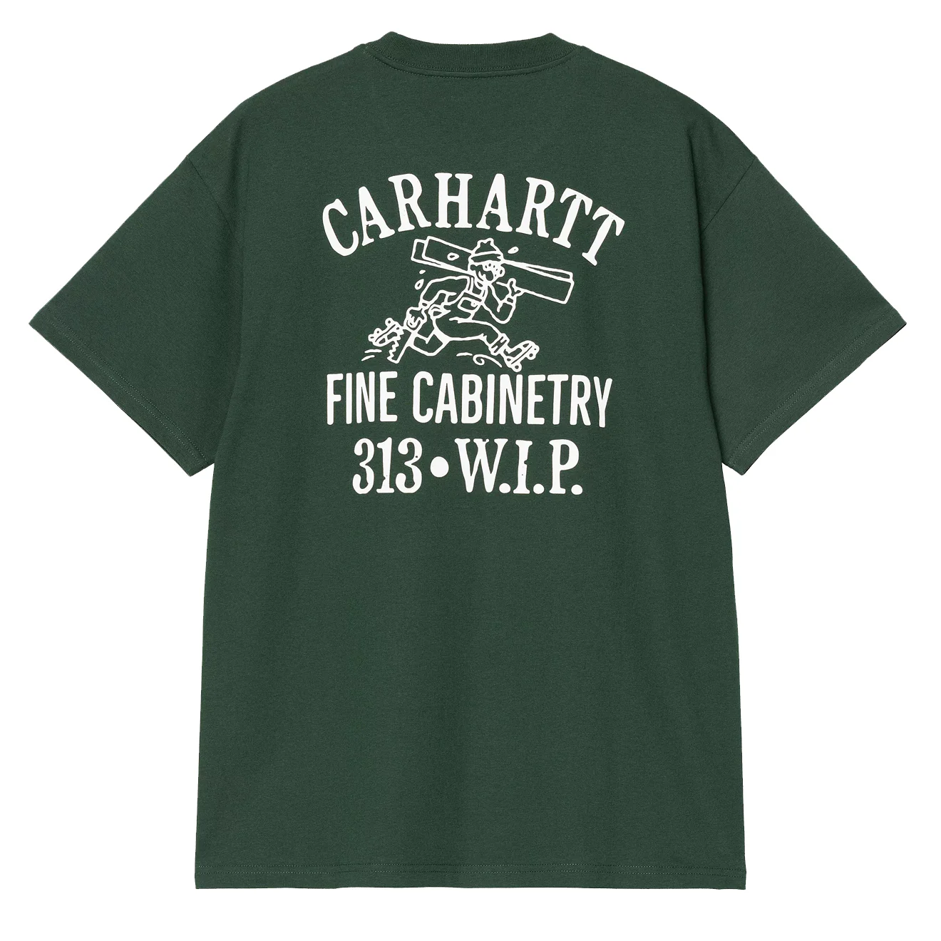 Carhartt WIP S/S Cabinetry T-Shirt Conifer / White - Image 2
