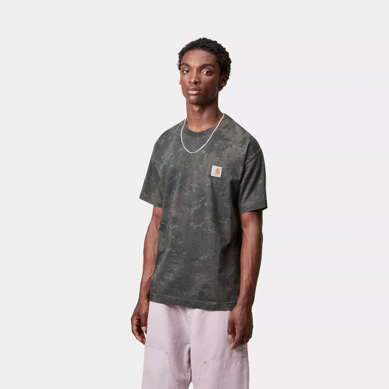 Carhartt WIP S/S Camo Combi T-Shirt Camo Combi Green / Graphite Garment Dyed - Image 3